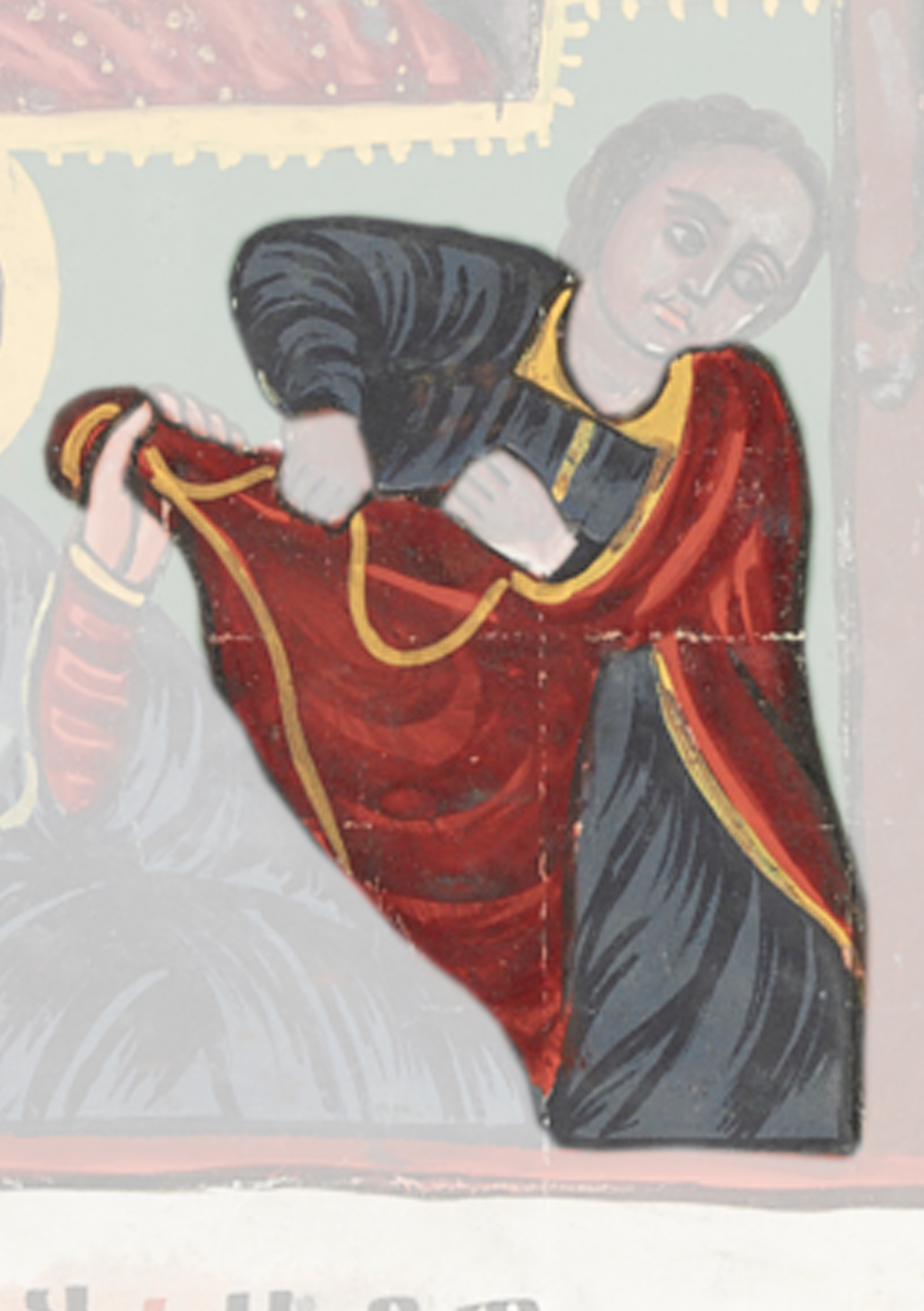 Painting Of A Woman In A Red Dress