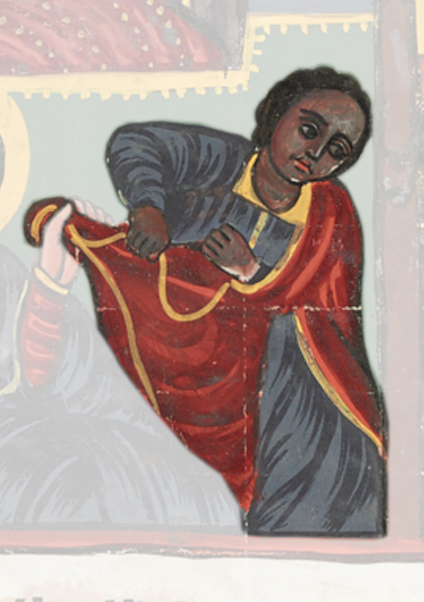 Painting Of A Woman Holding A Child