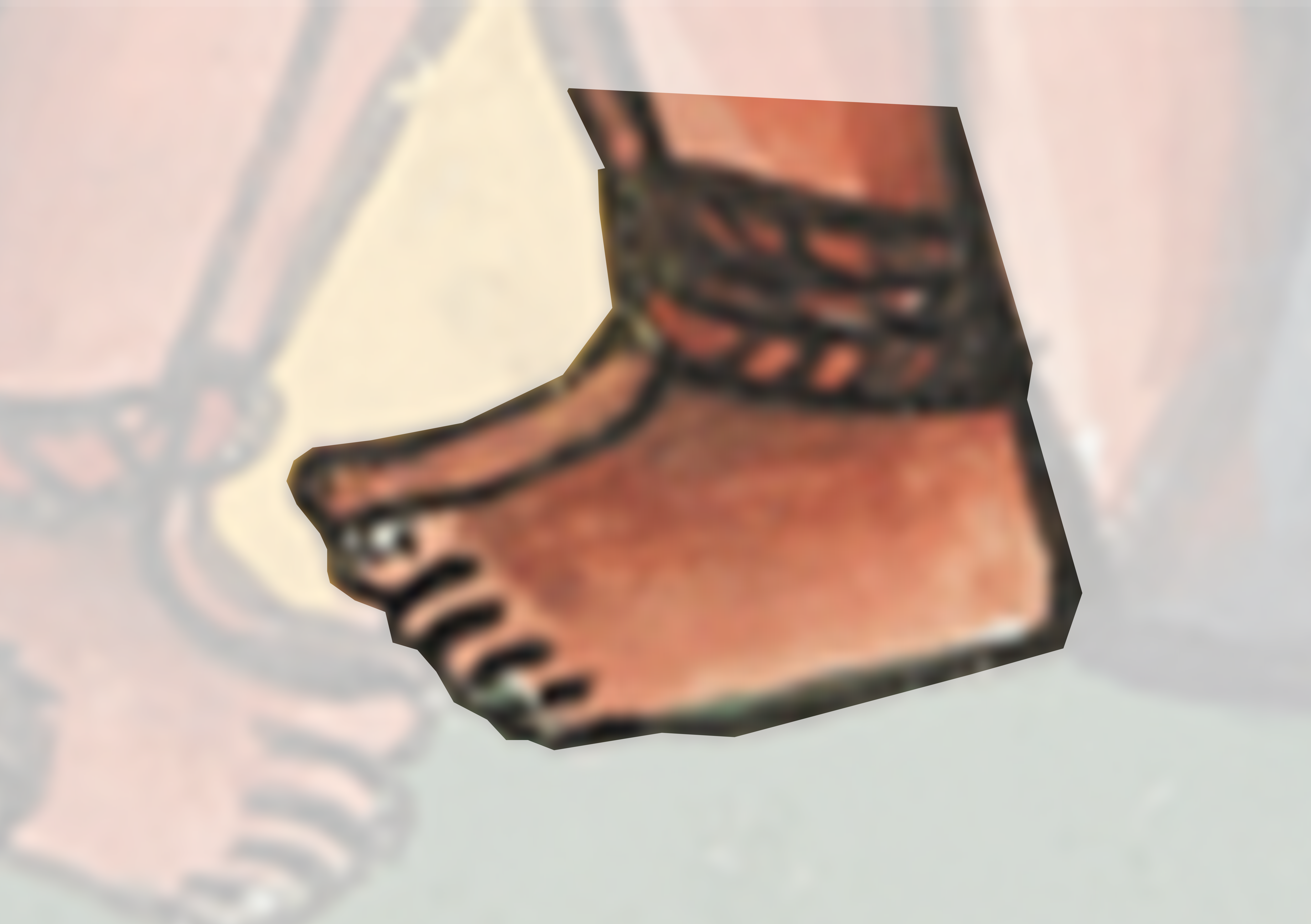 3D Image Of A Person S Feet