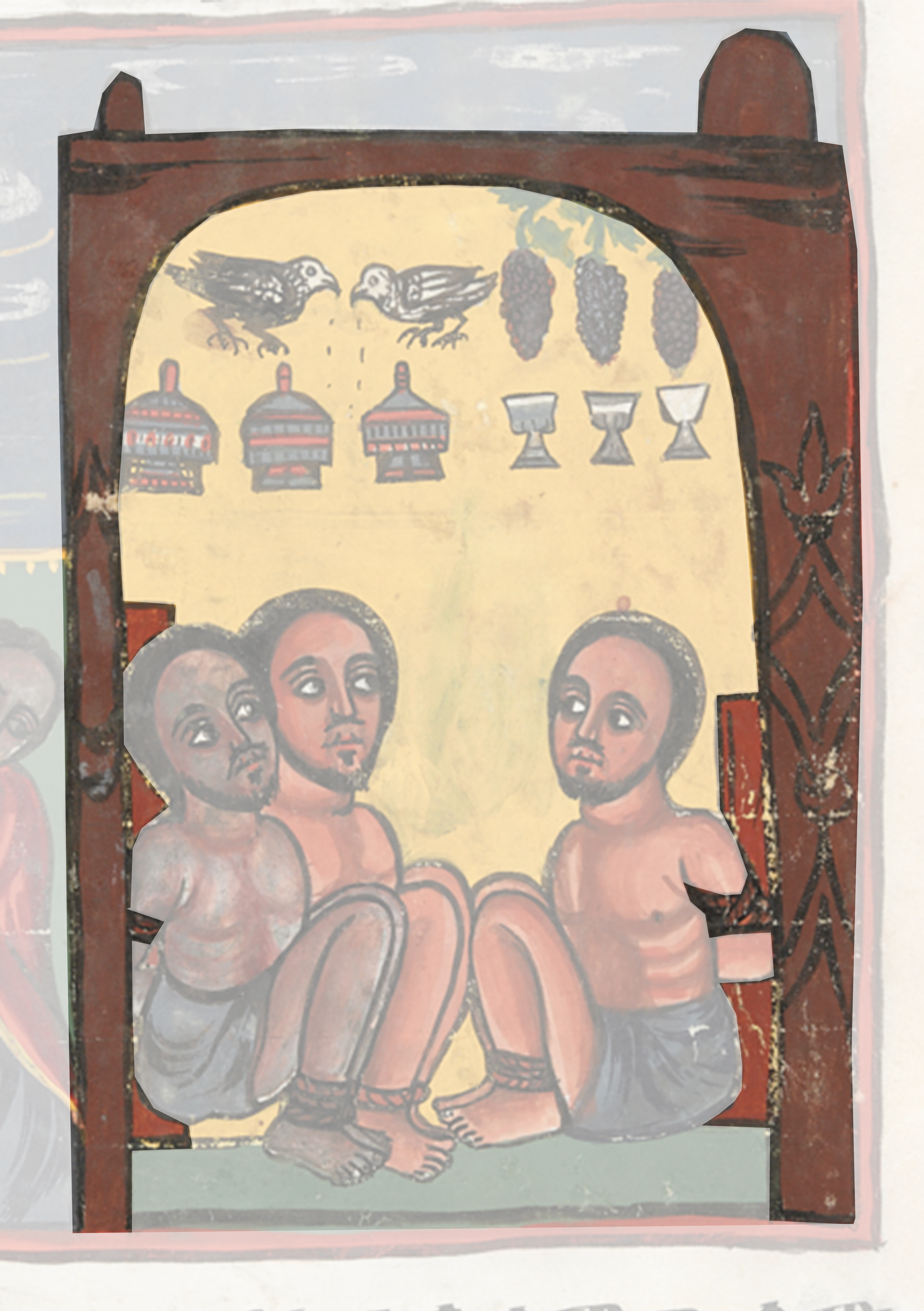 Painting Of Two Women Sitting In Front Of A Mirror