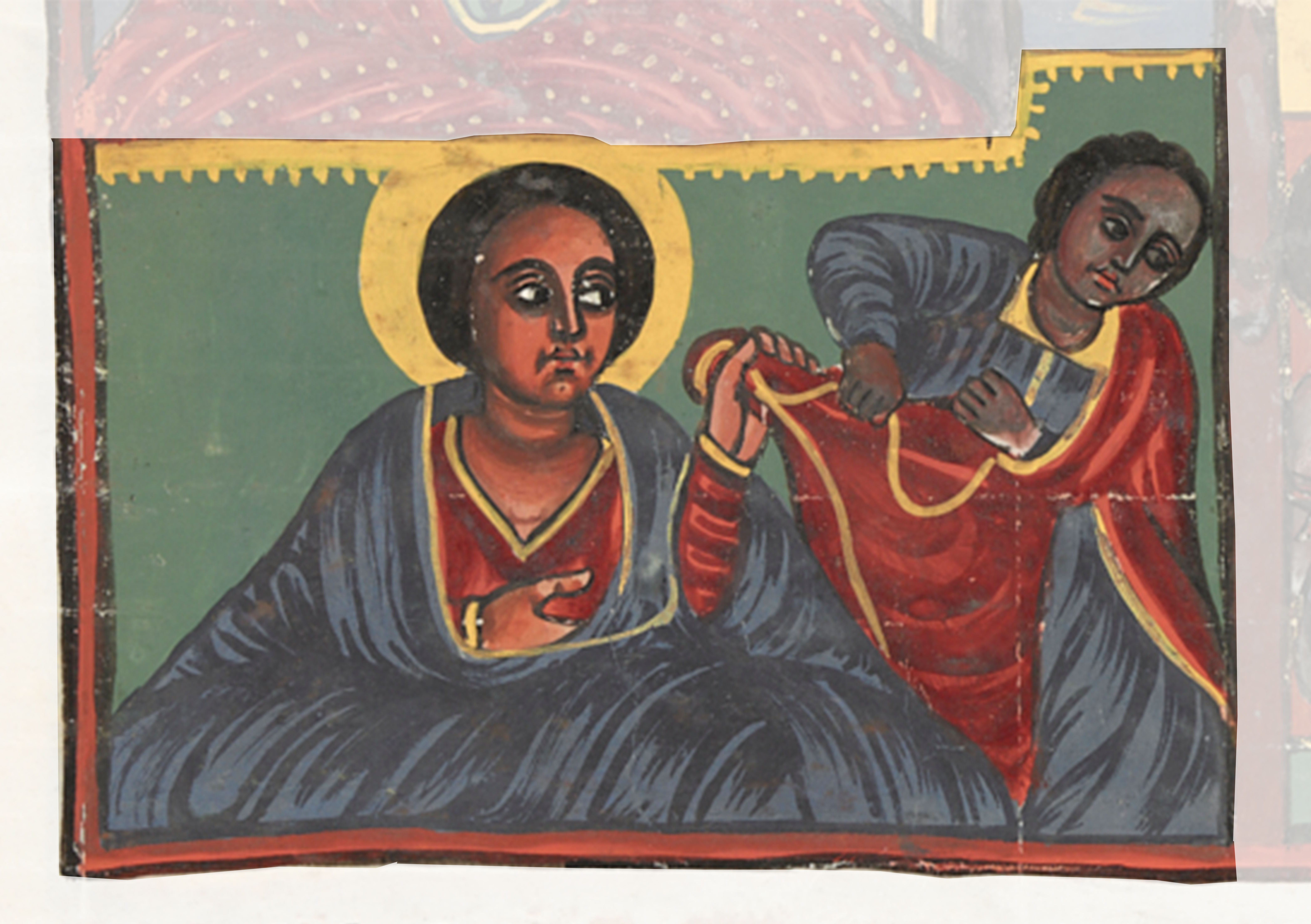 Painting Of Two Women Sitting On A Couch