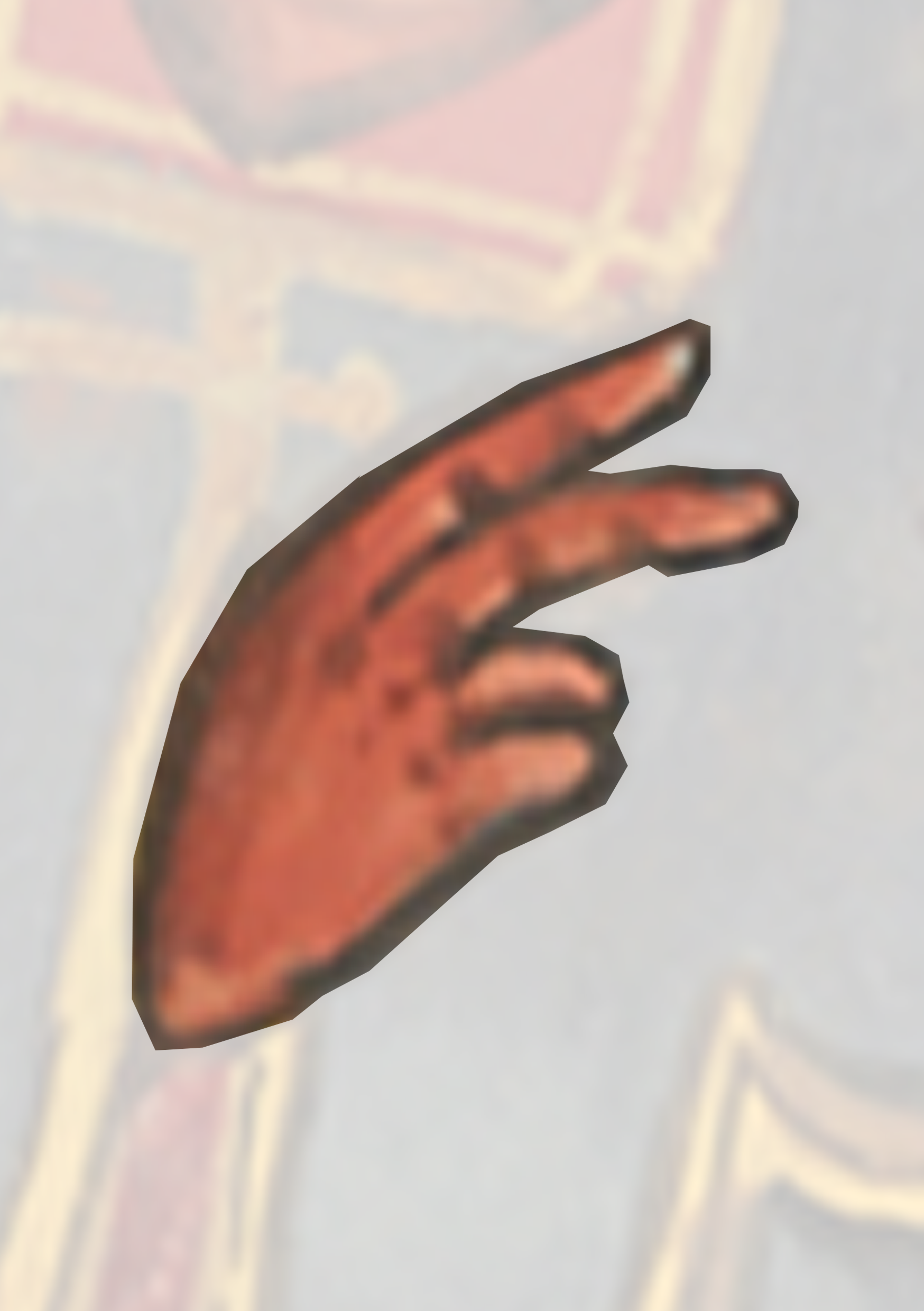 Hand Is Shown In The Middle Of A Photo
