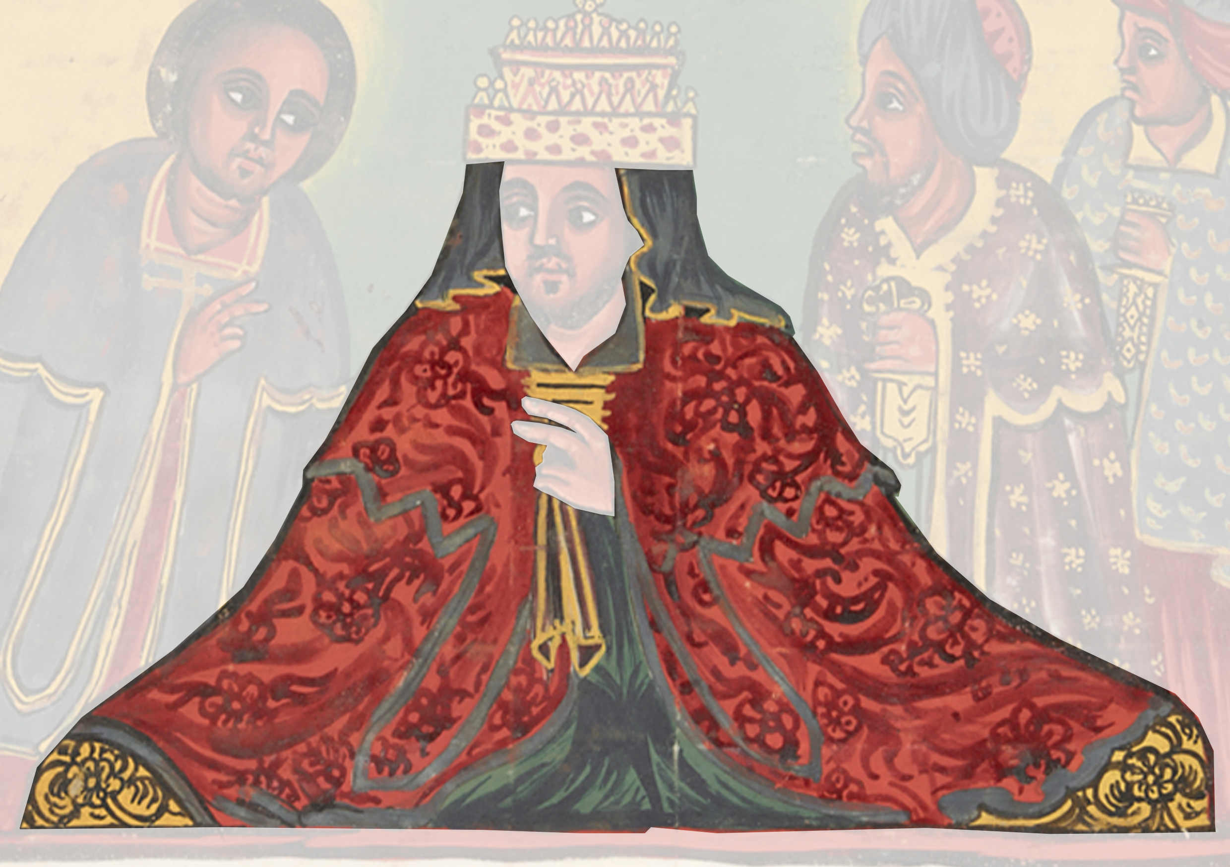 Painting Of A Woman In A Red Robe