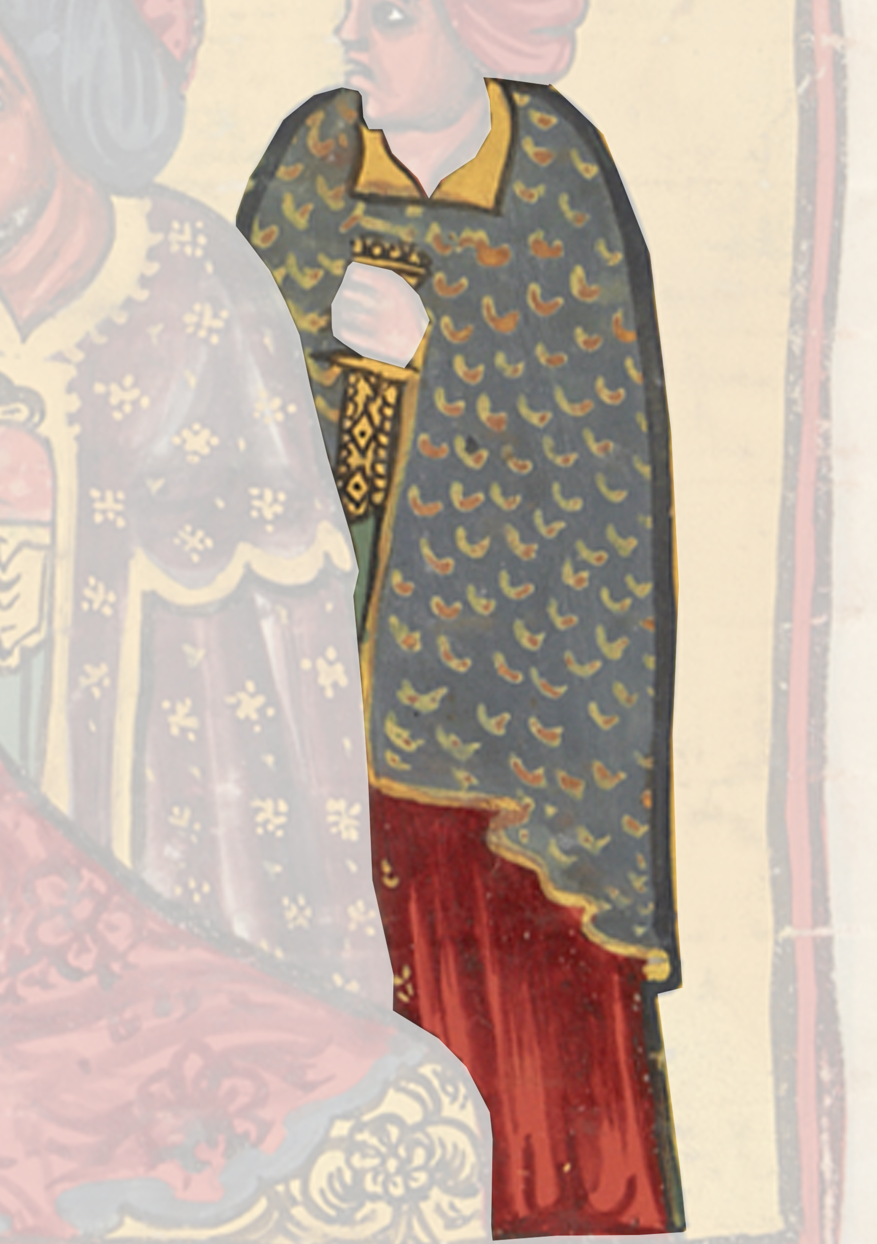 Painting Of A Woman In A Red Dress