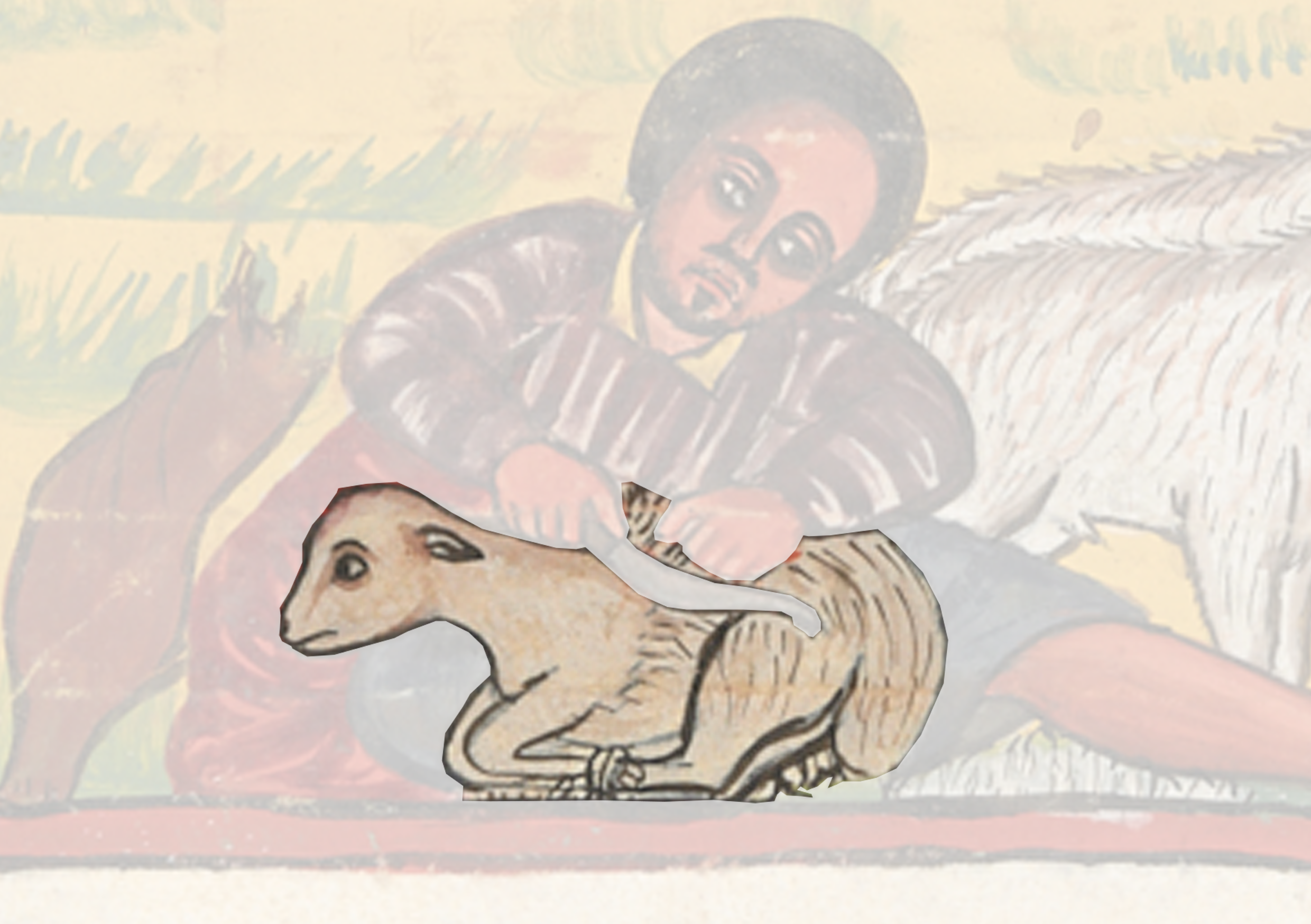 Painting Of A Man And A Dog
