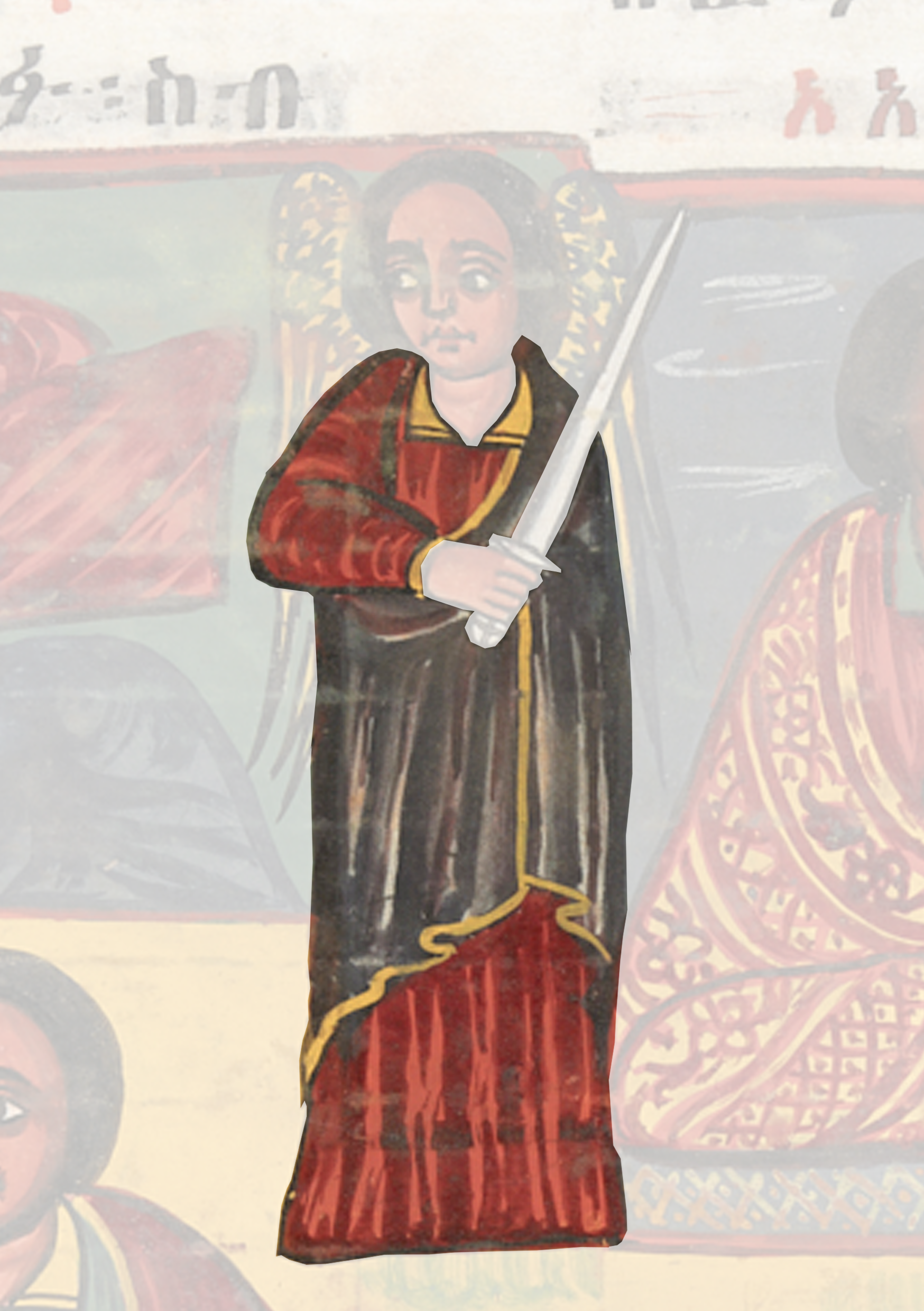 Painting Of A Woman Holding A Knife