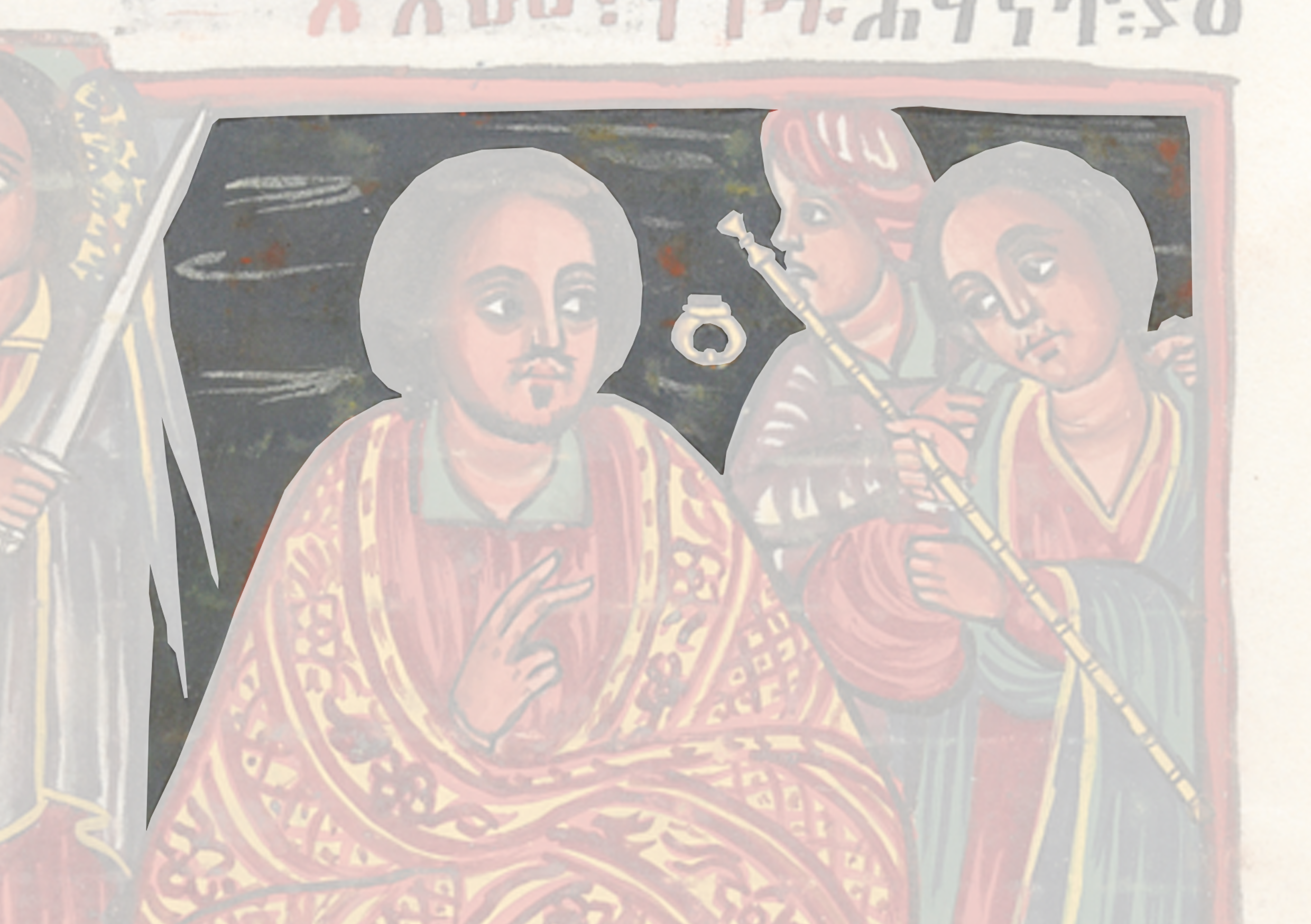 Painting Of A Woman And Two Men