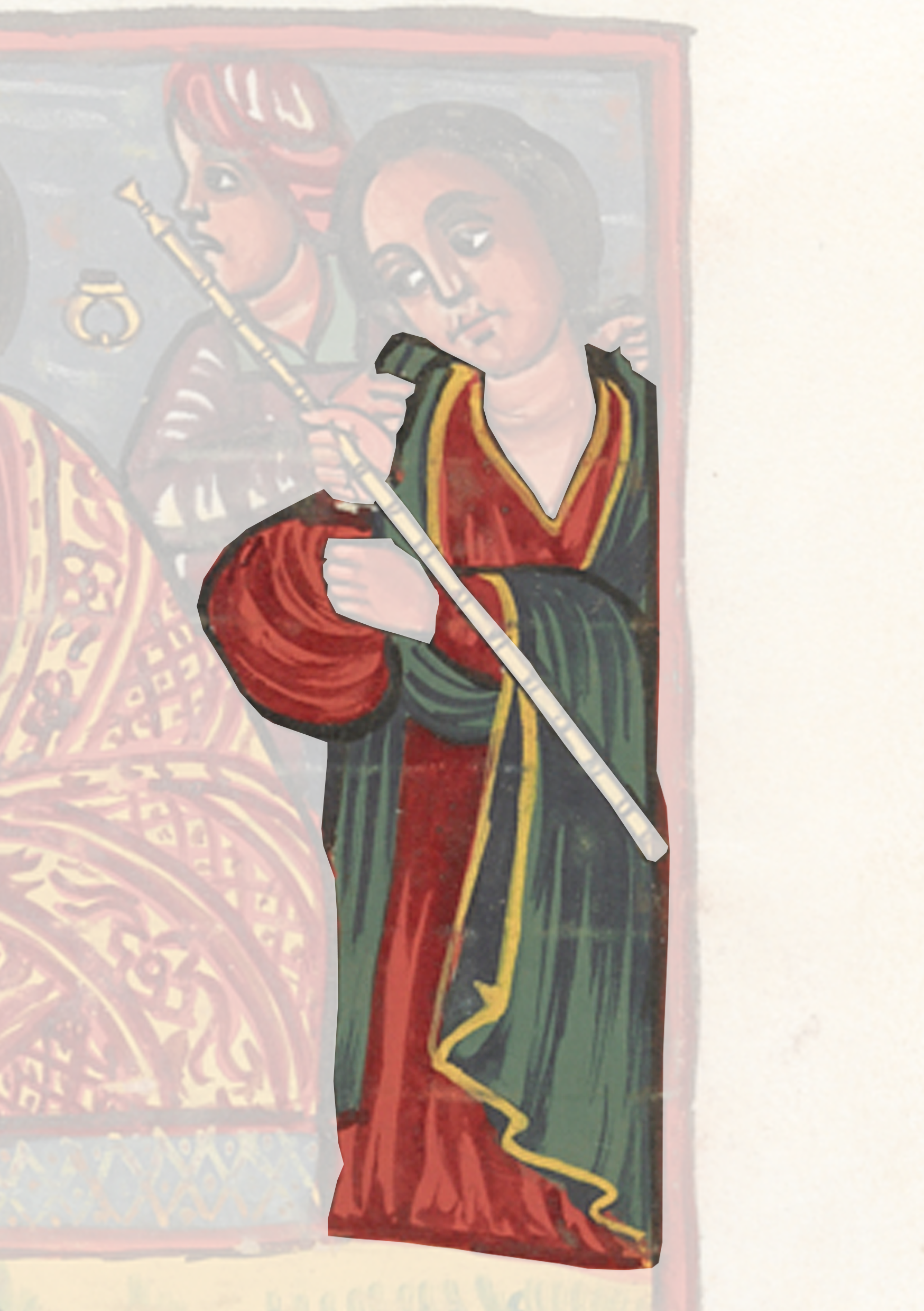 Painting Of A Man Playing A Flute