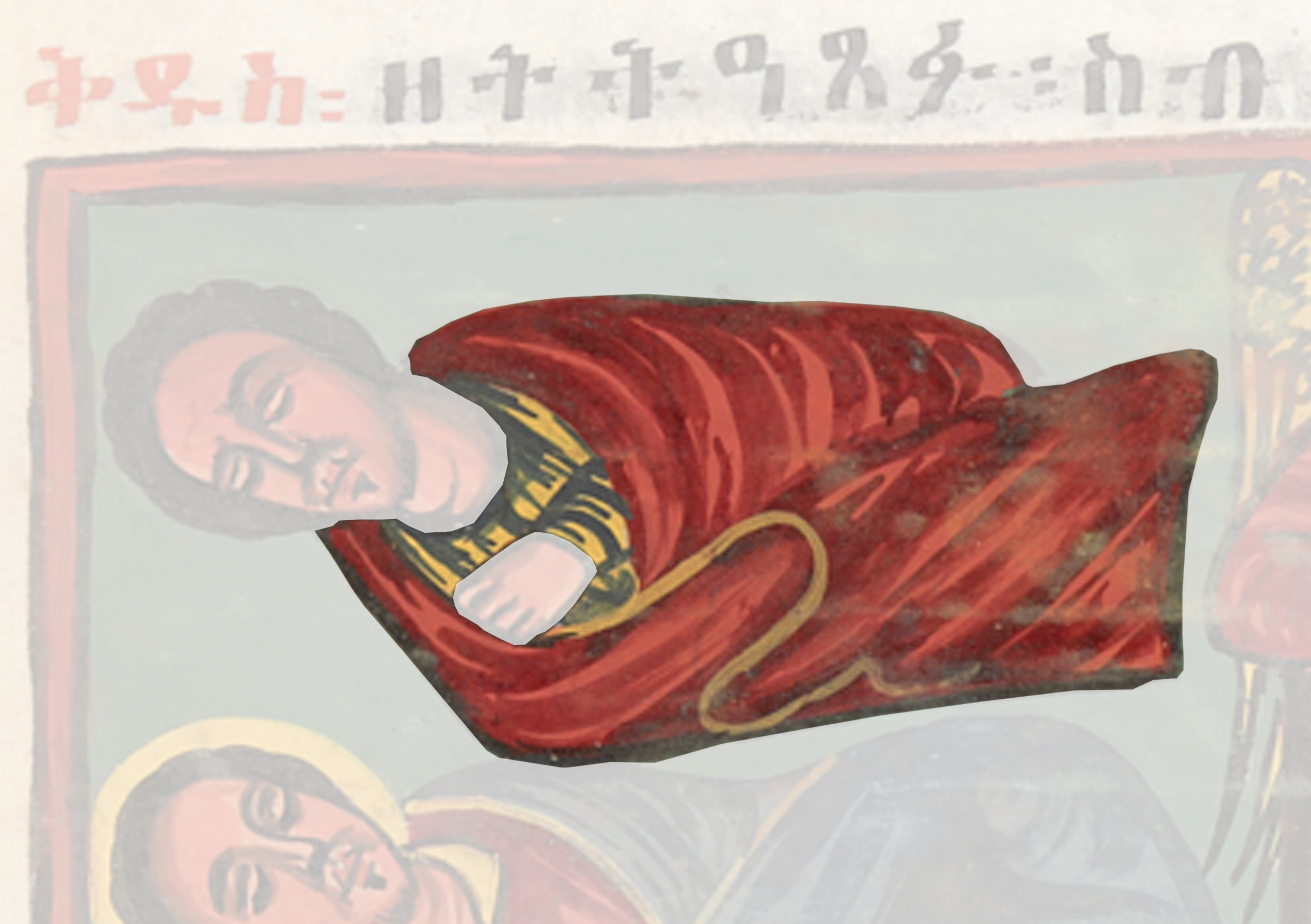 Painting Of A Man In A Red Robe