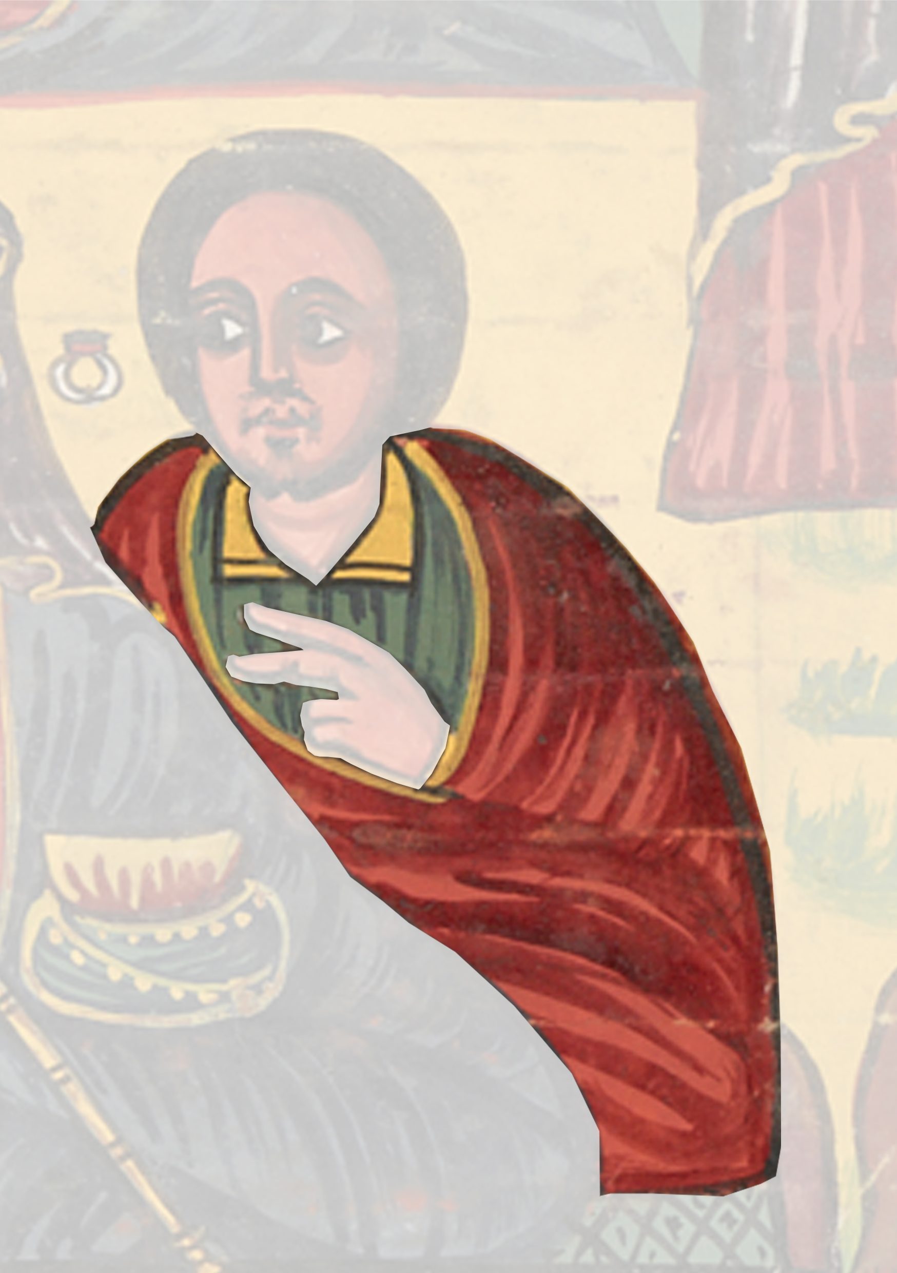Painting Of A Man Holding A Cup