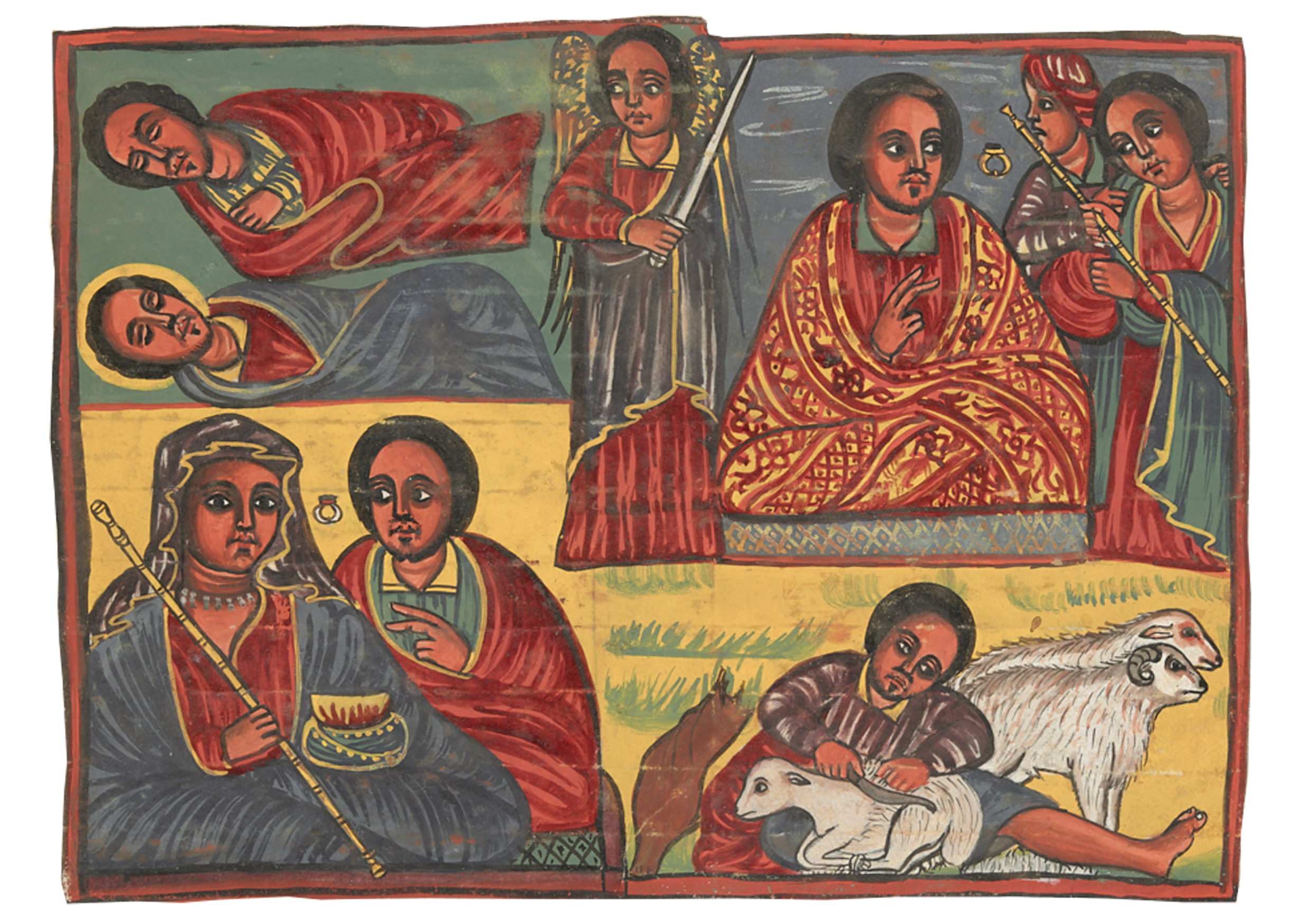 Painting Of A Group Of People