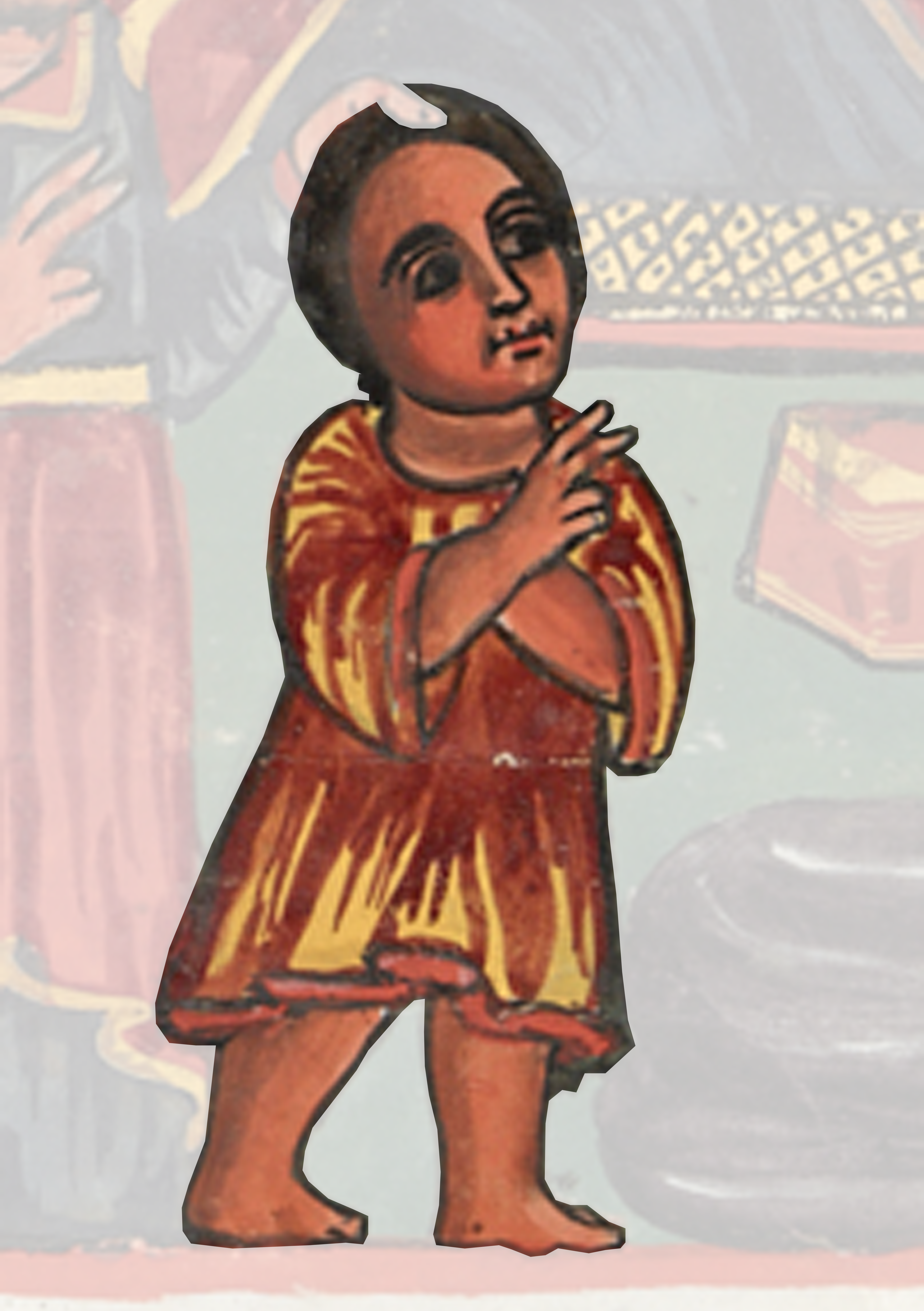 Painting Of A Man In A Red Robe