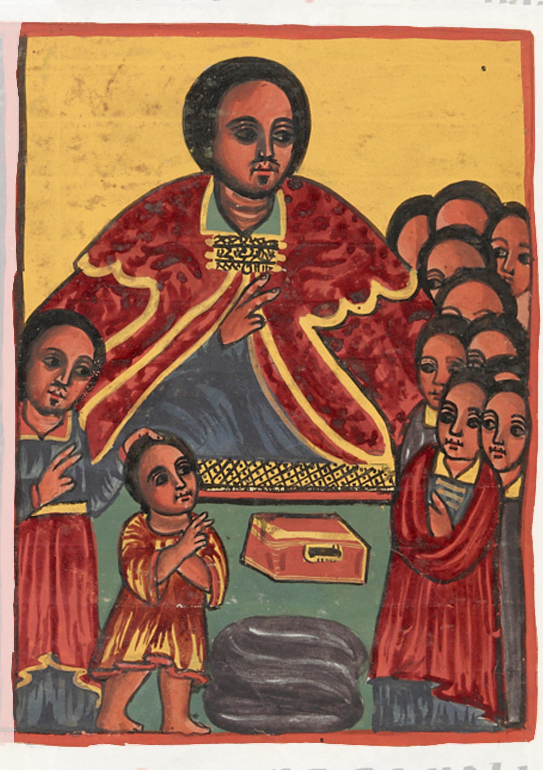 Painting Of A Woman Holding A Child
