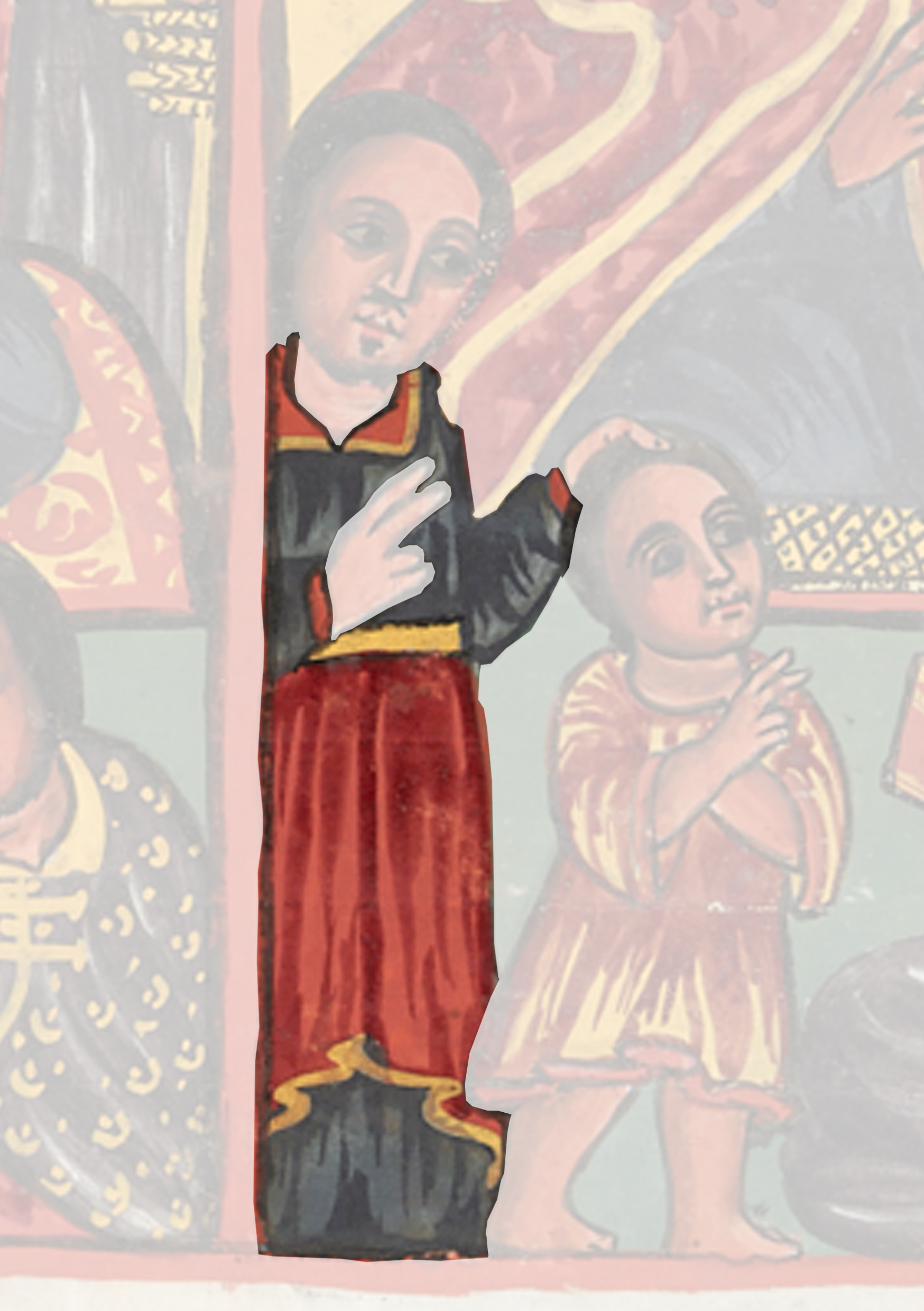 Painting Of A Woman Holding A Child
