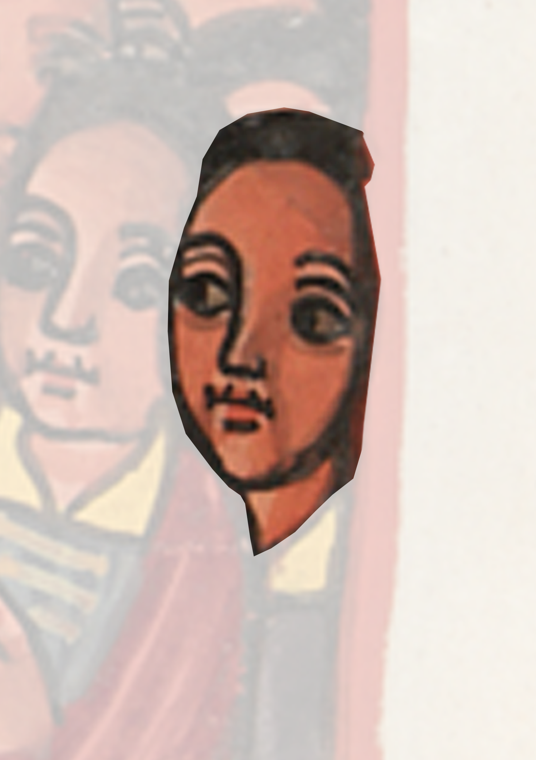 Painting Of A Woman With A Red Scarf