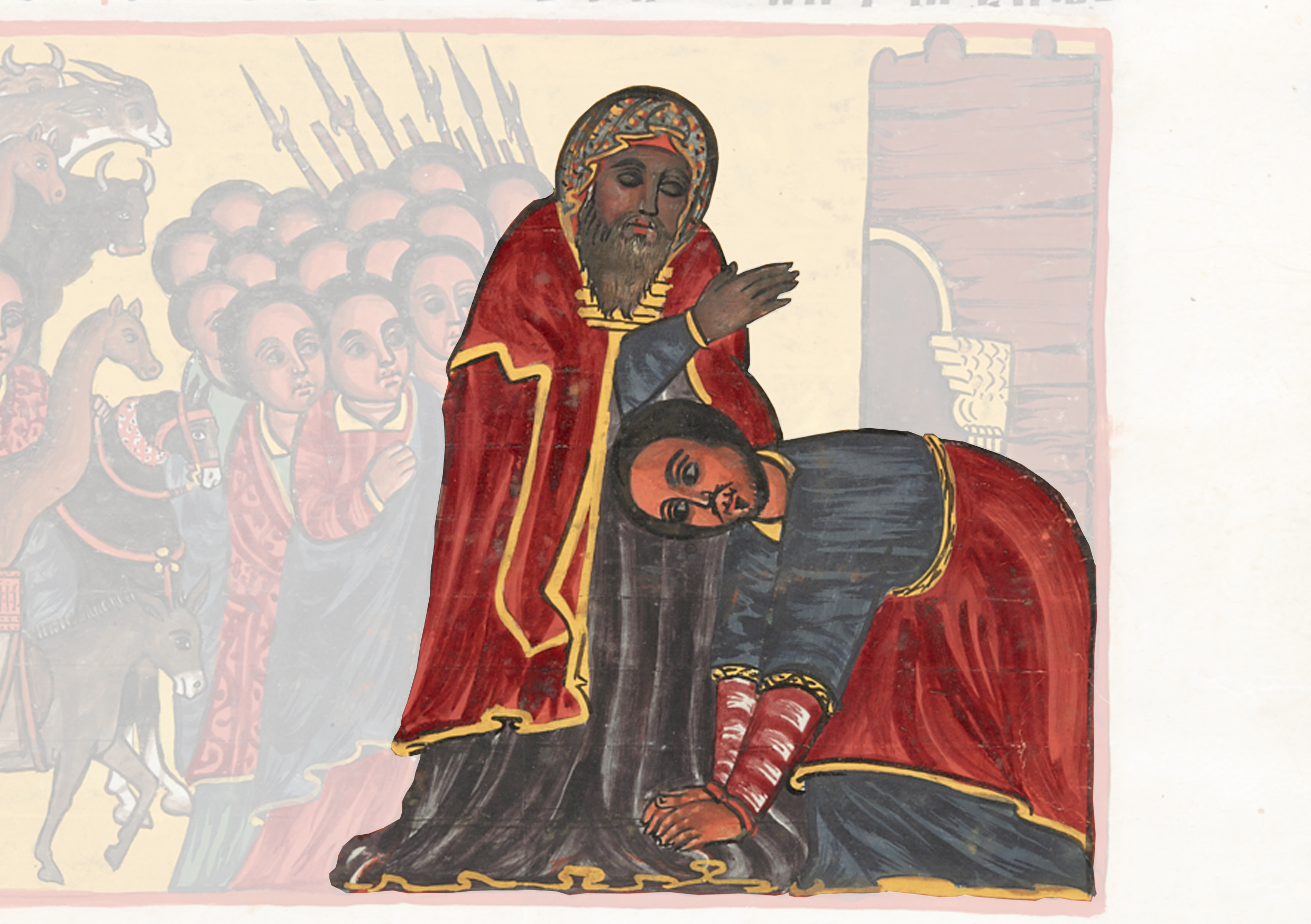 Painting Of A Woman In A Red Robe