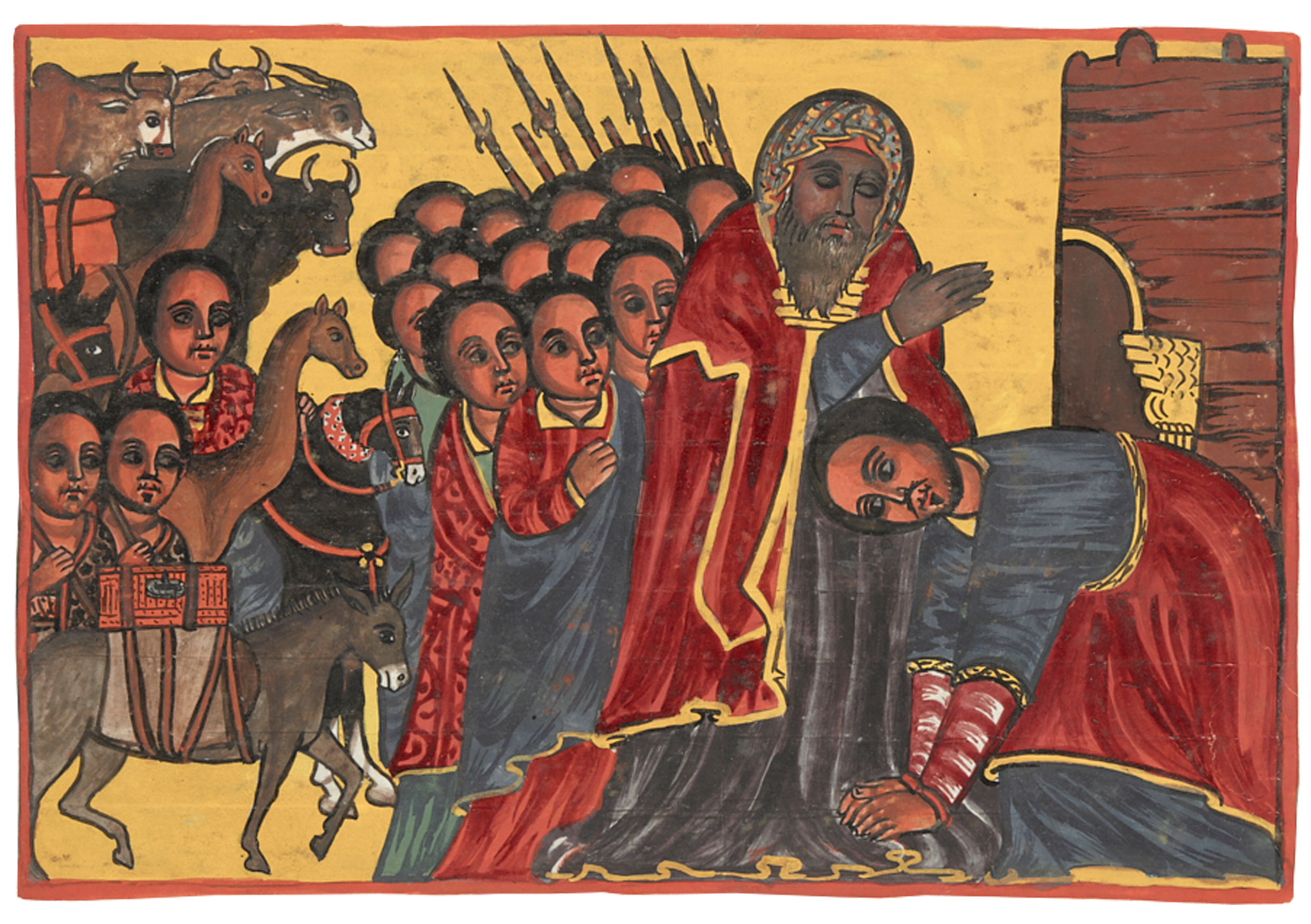 Painting Of A Group Of People