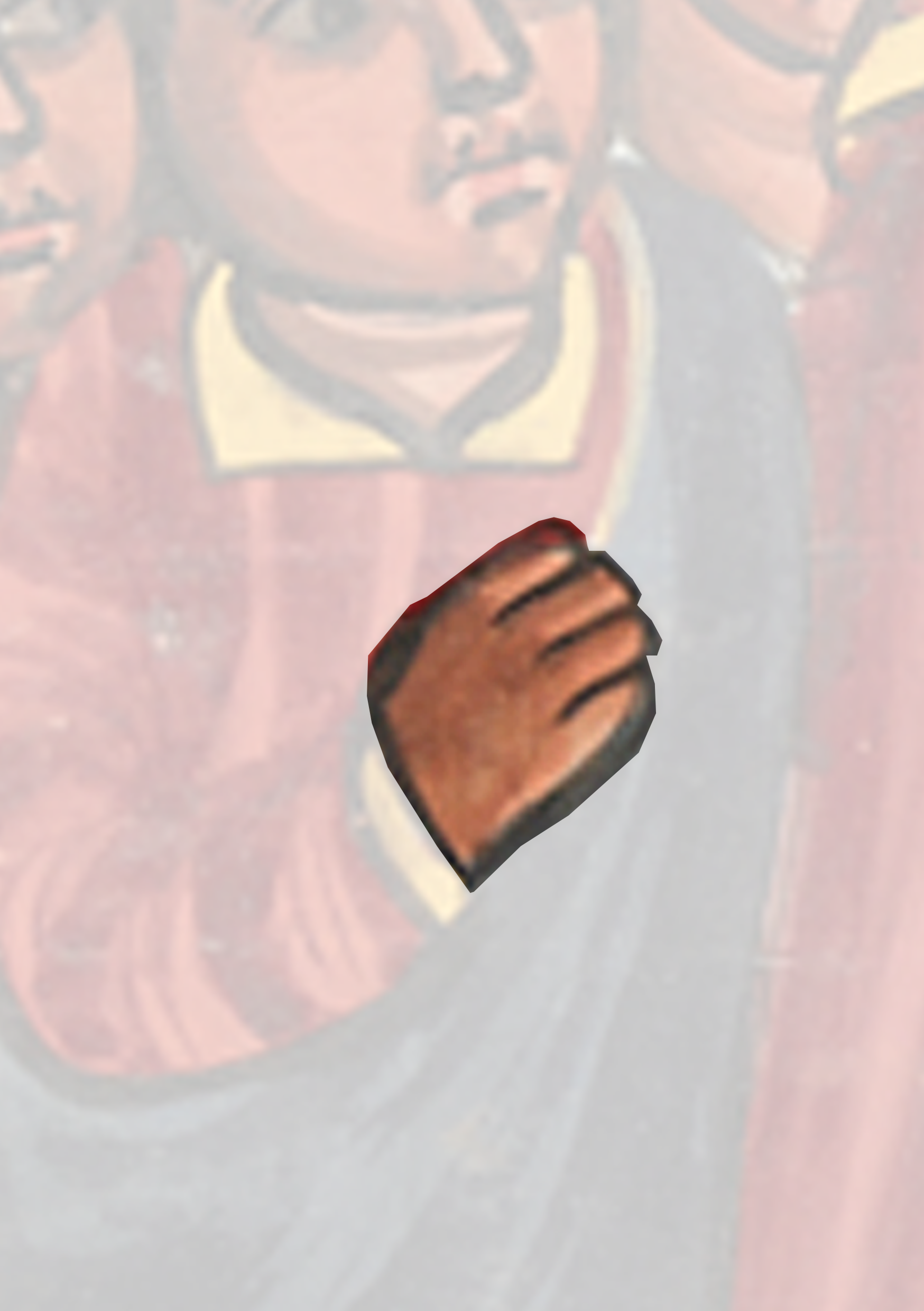 Painting Of A Man Holding A Piece Of Paper