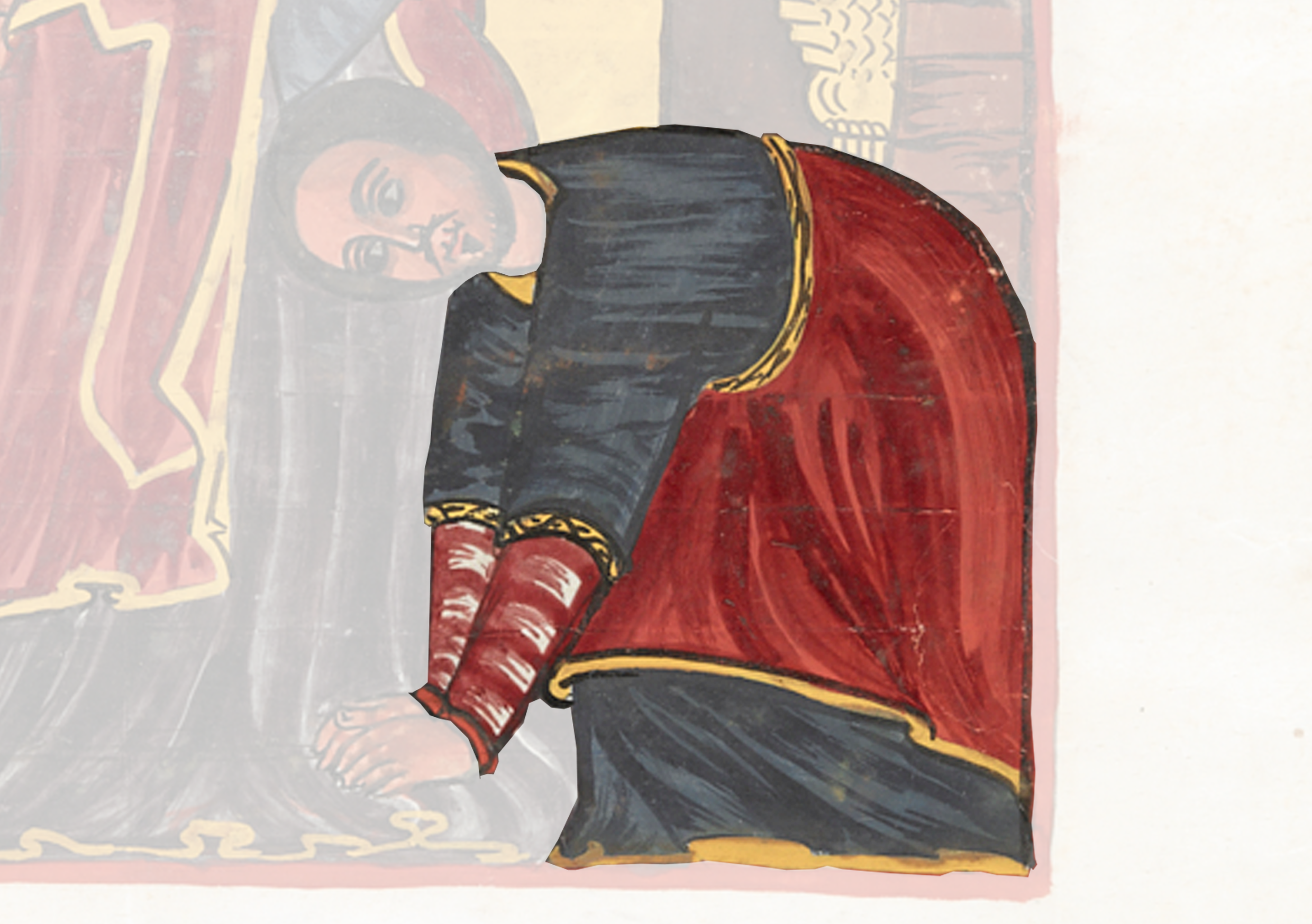 Painting Of A Man In A Red Robe