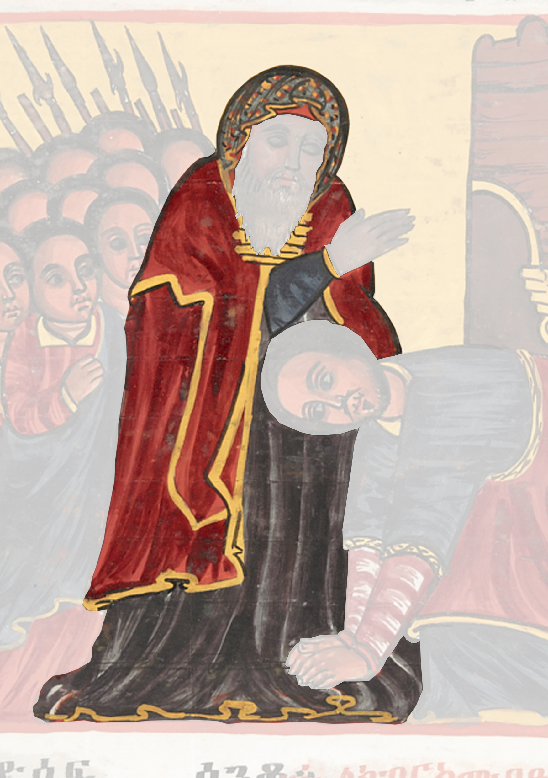 Painting Of A Man In A Red Robe