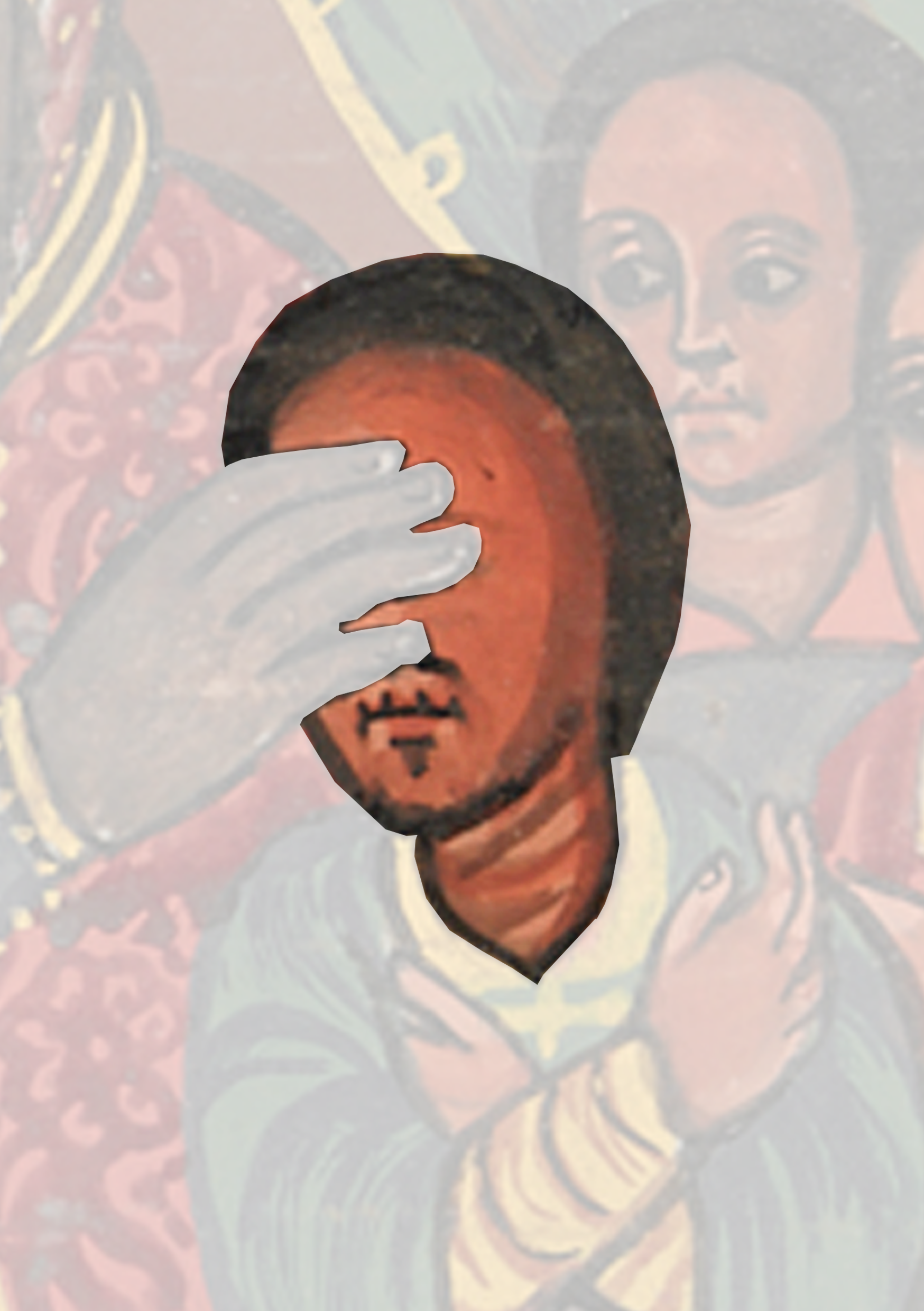 Painting Of A Woman With A Bird On Her Head