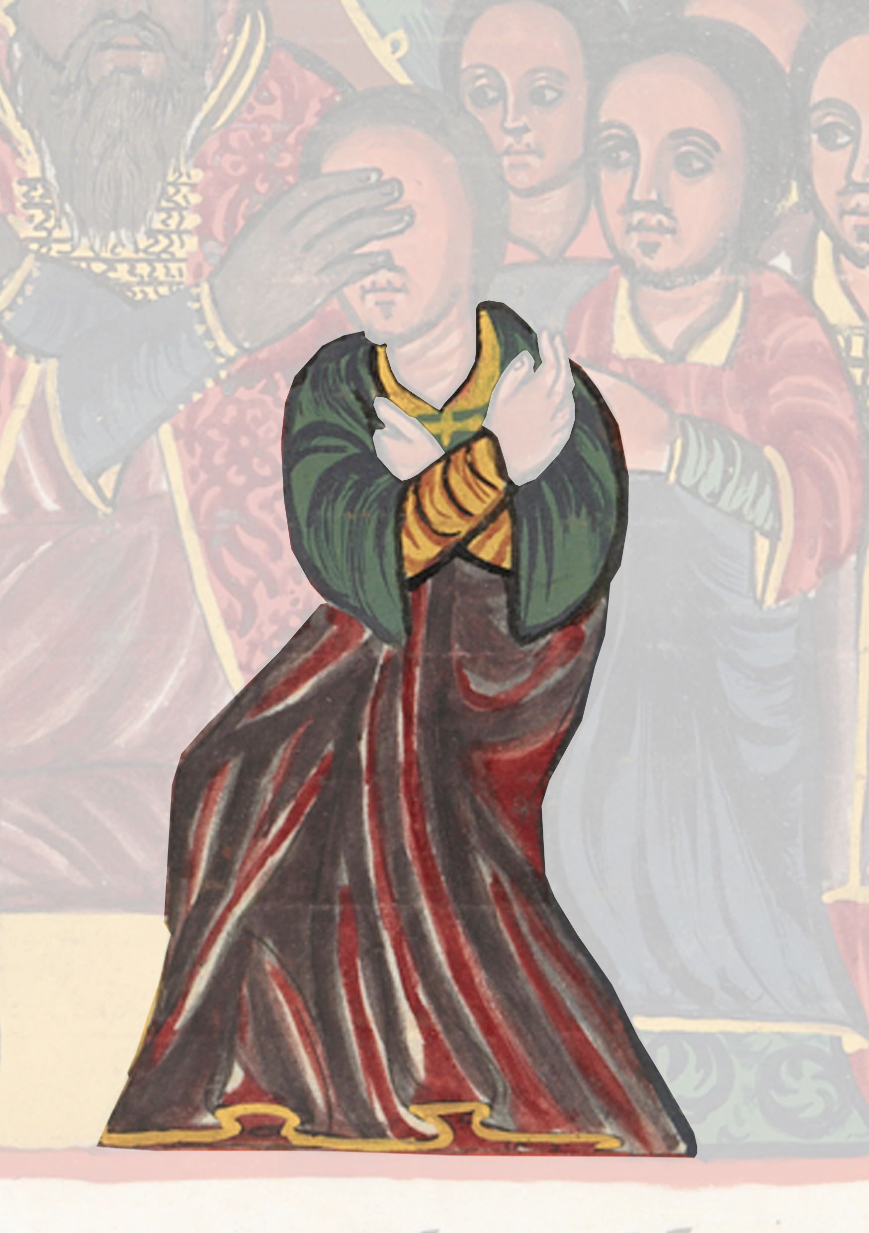 Painting Of A Woman In A Red Dress