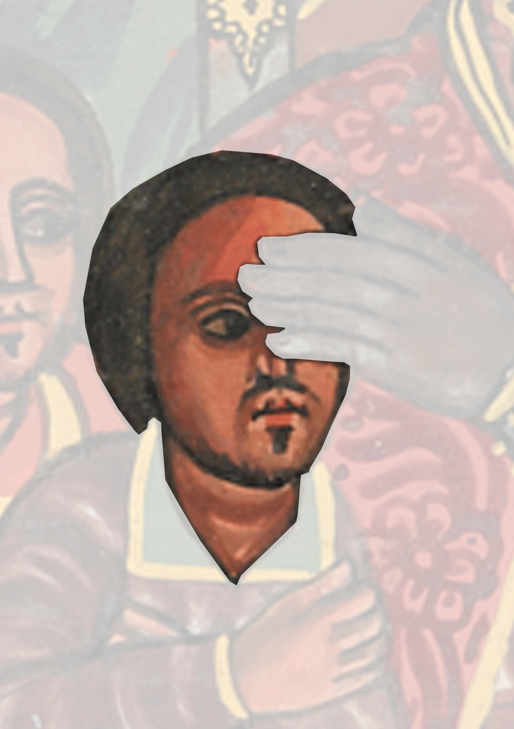 Painting Of A Man With A Beard And A Face