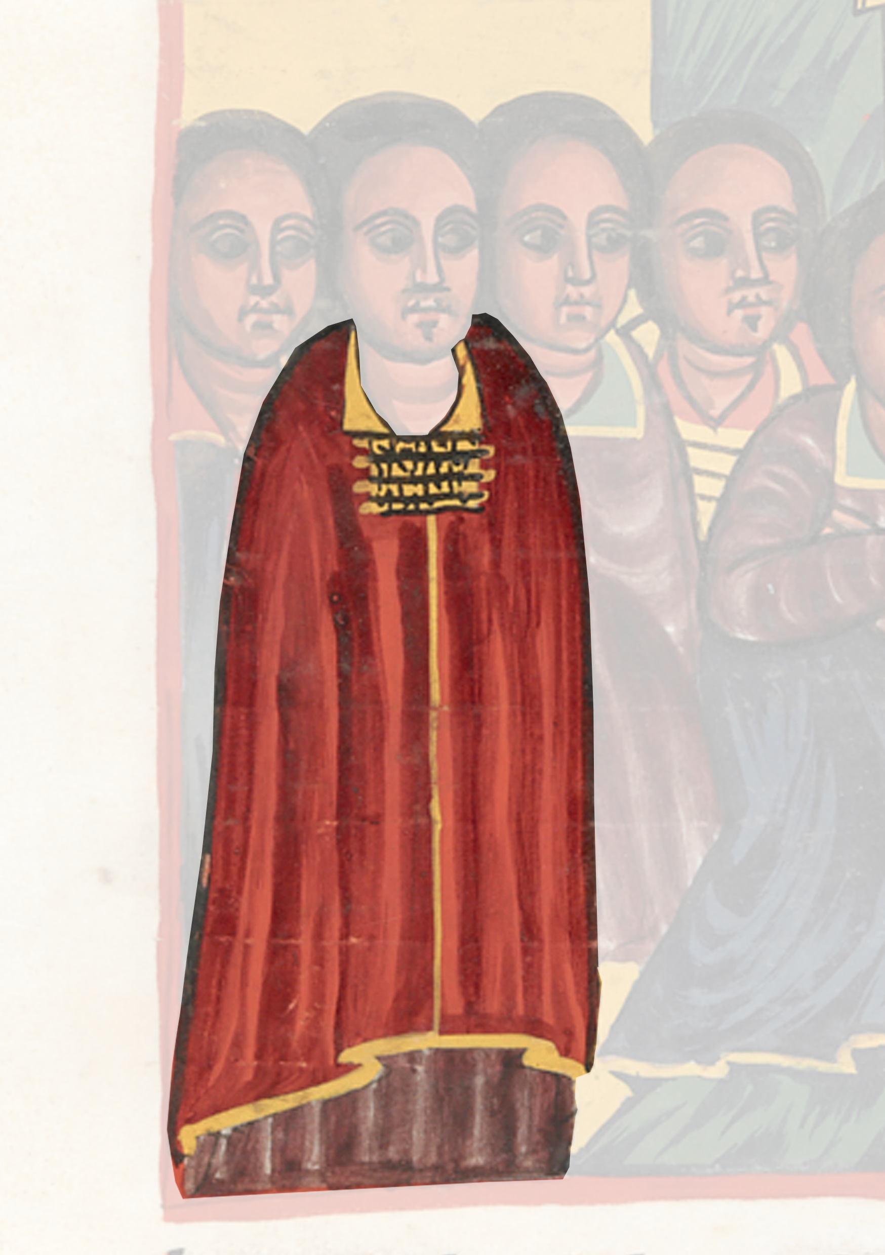 Painting Of A Woman In A Red Robe