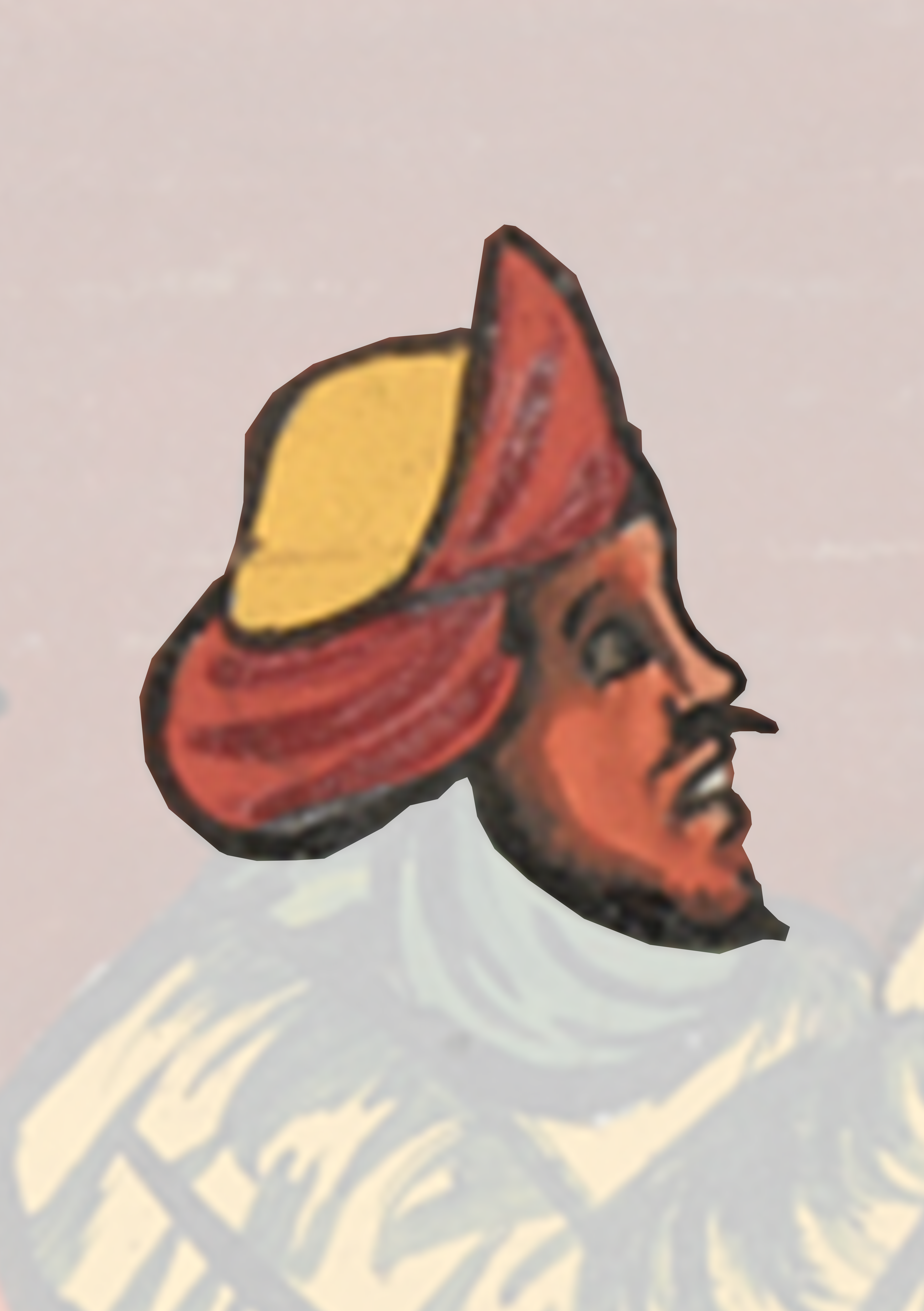 Close Up Of A Red And Yellow Hat