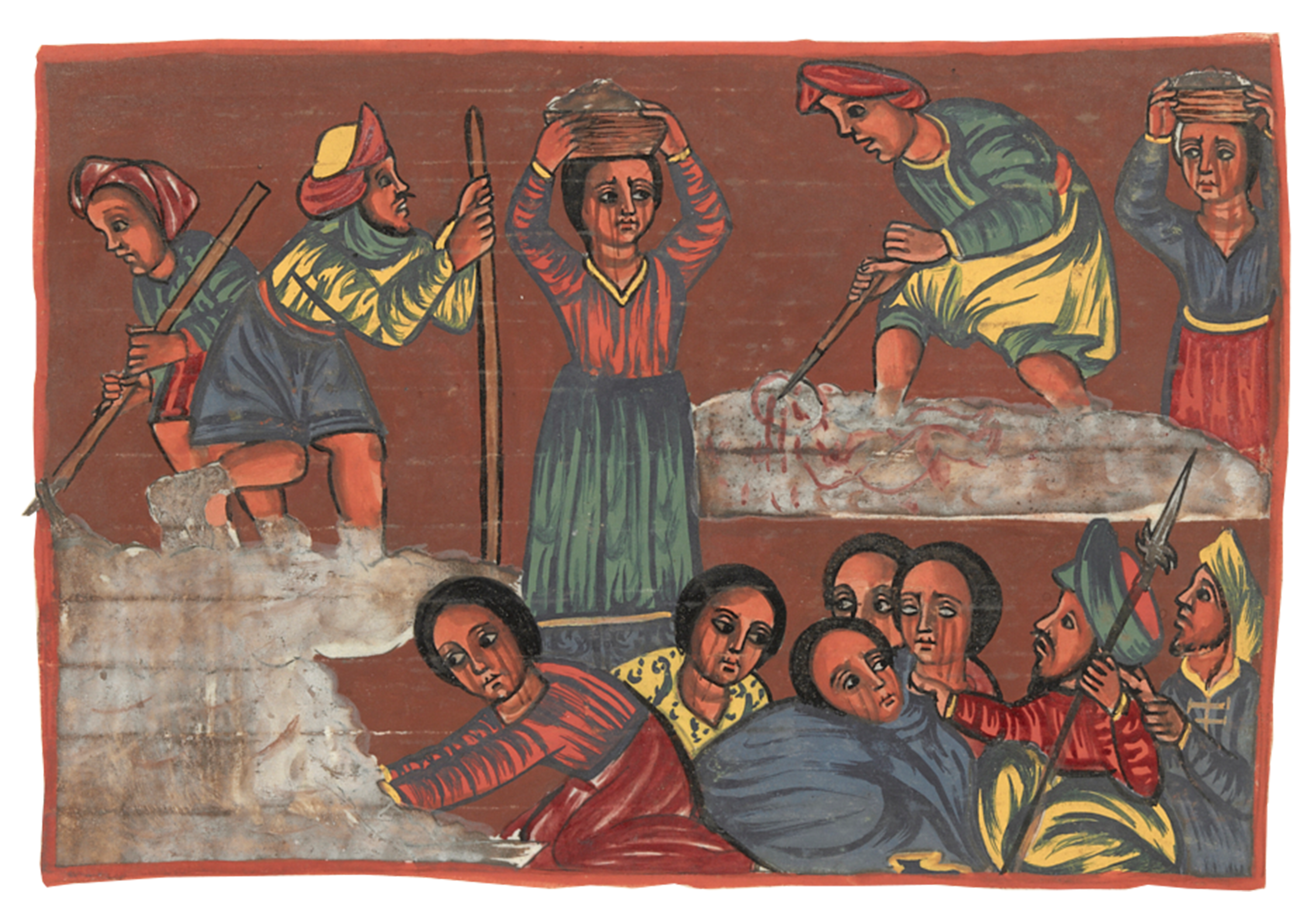 Painting Of A Group Of People