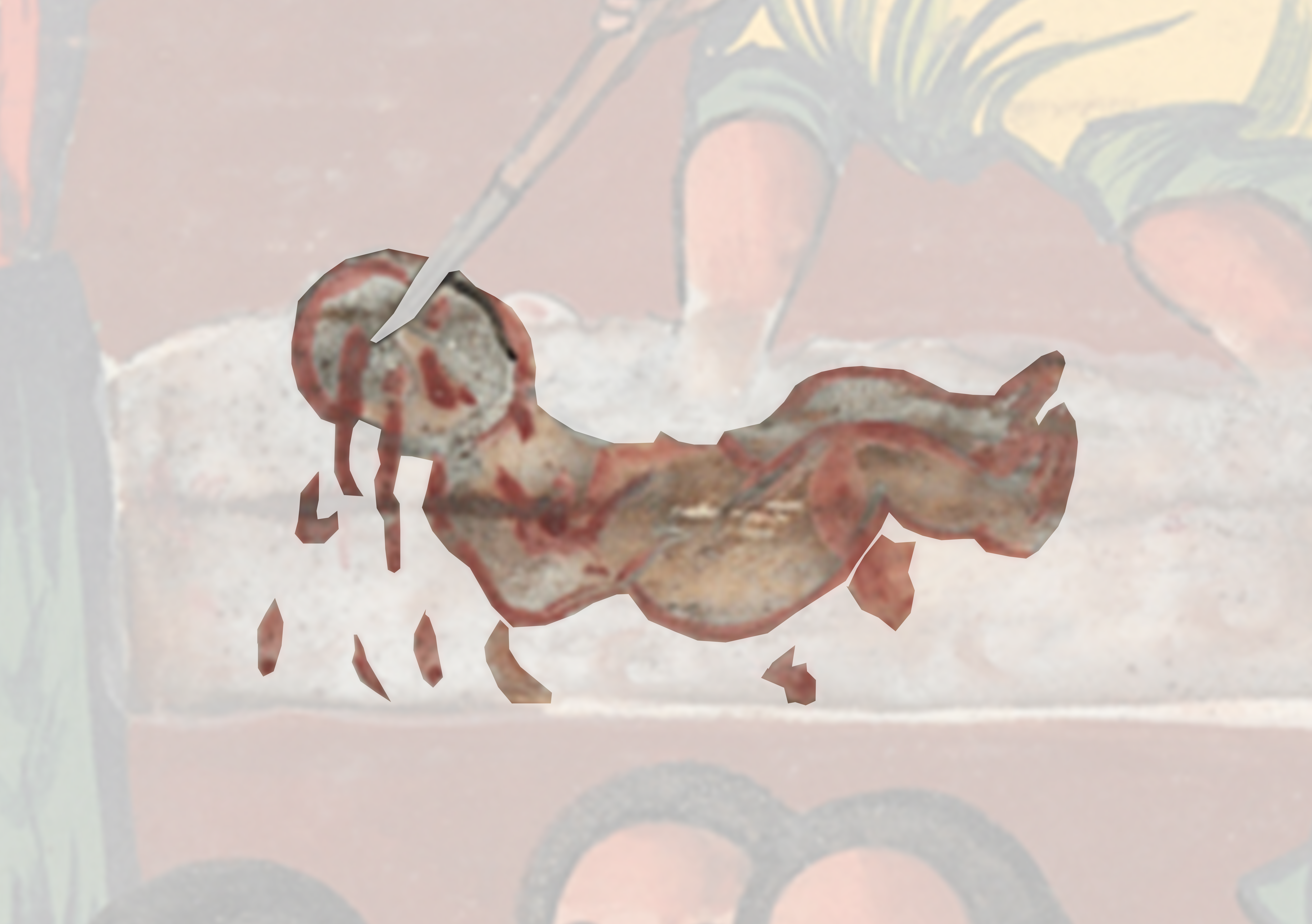 Painting Of A Dog With A Carrot In Its Mouth