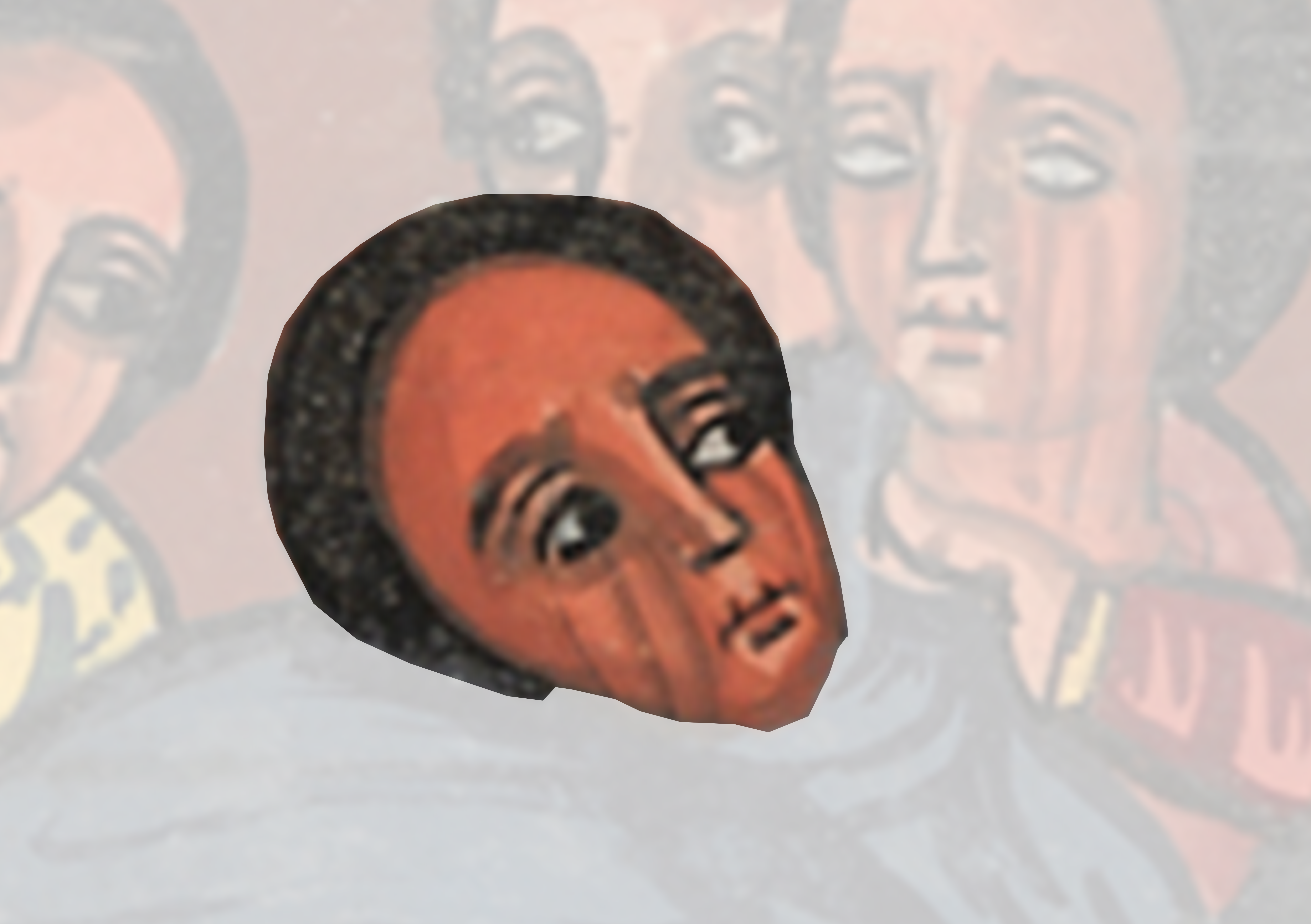 Painting Of A Man With A Face