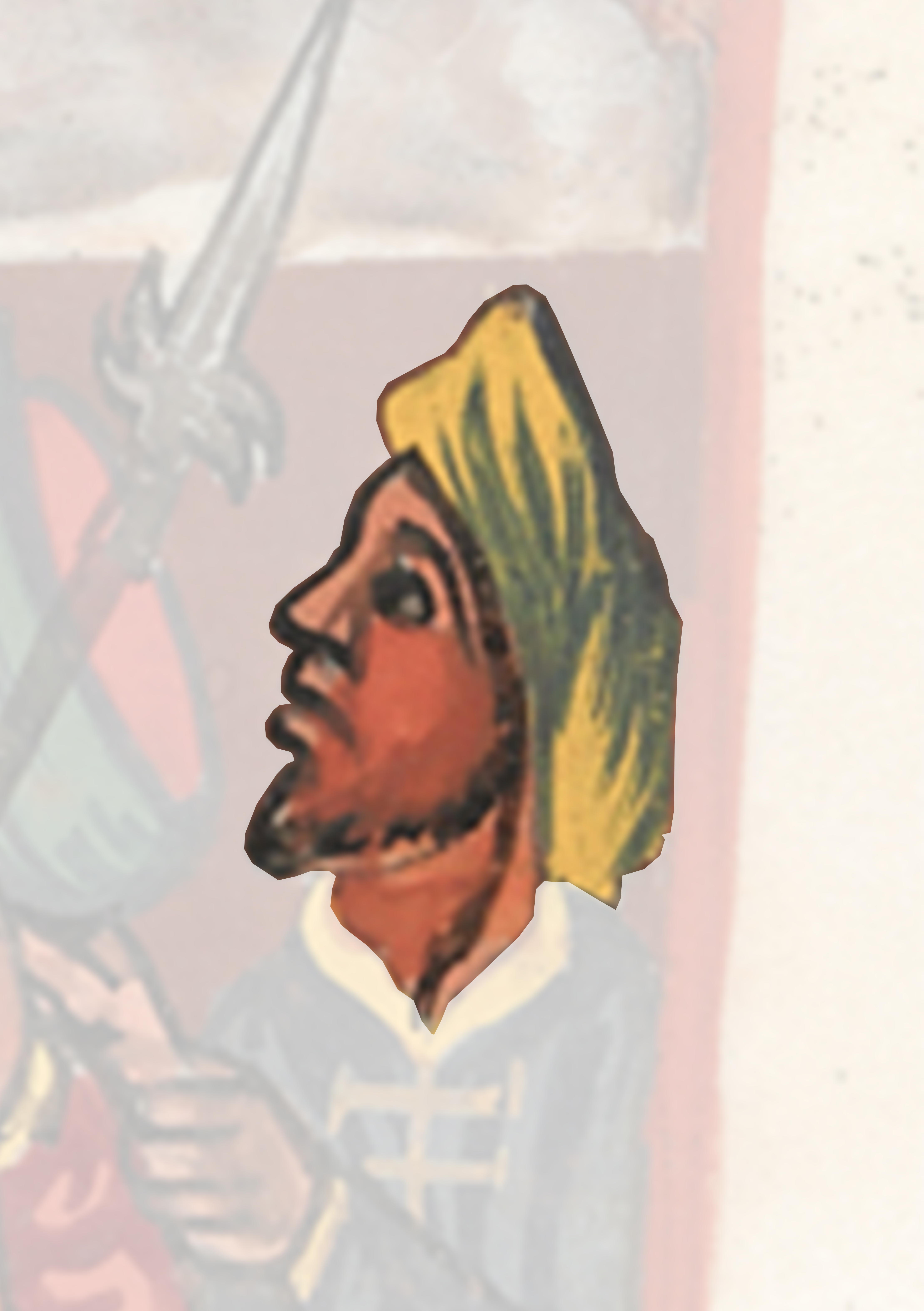 Painting Of A Man With A Sword
