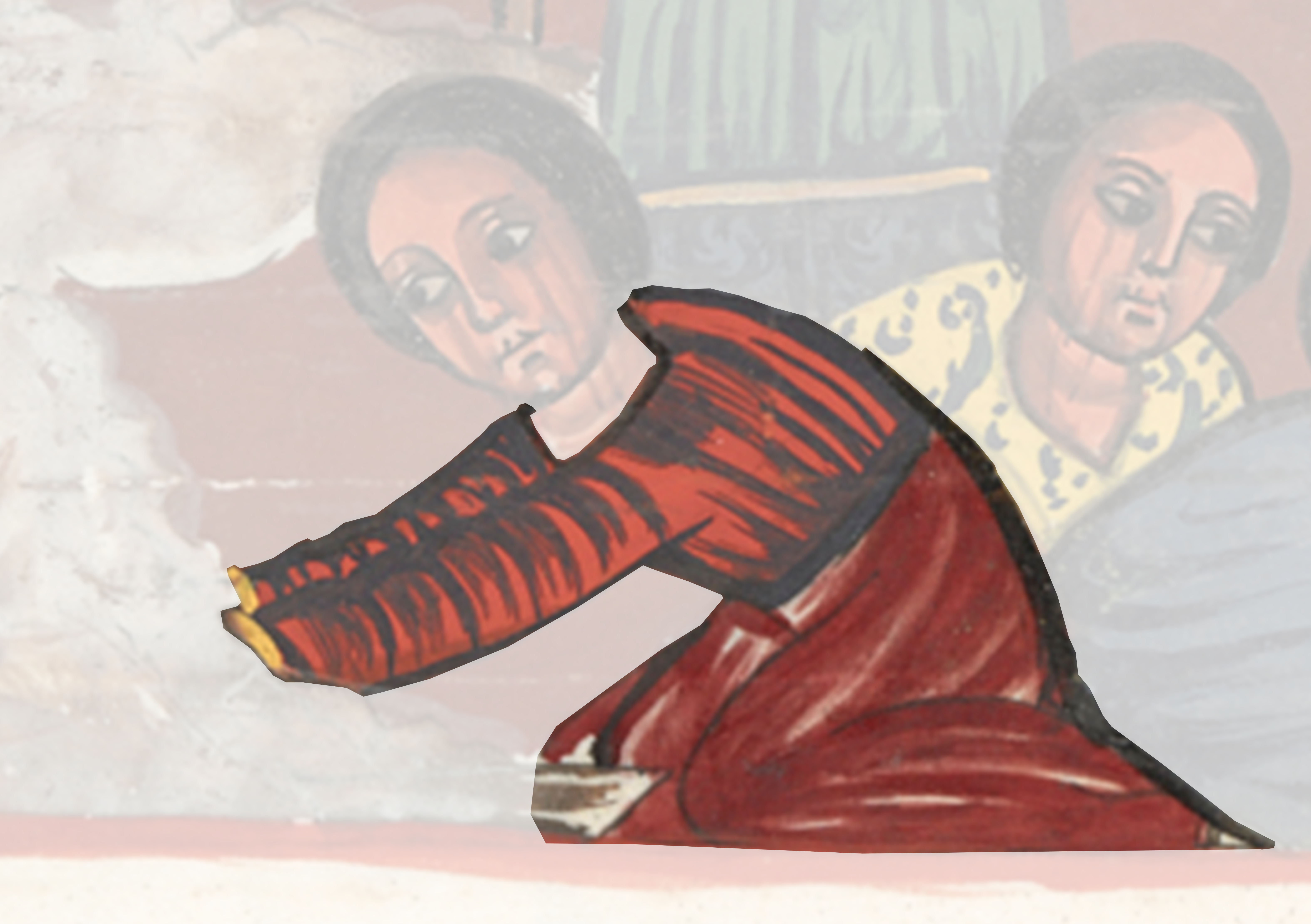 Painting Of A Man In A Red Shirt