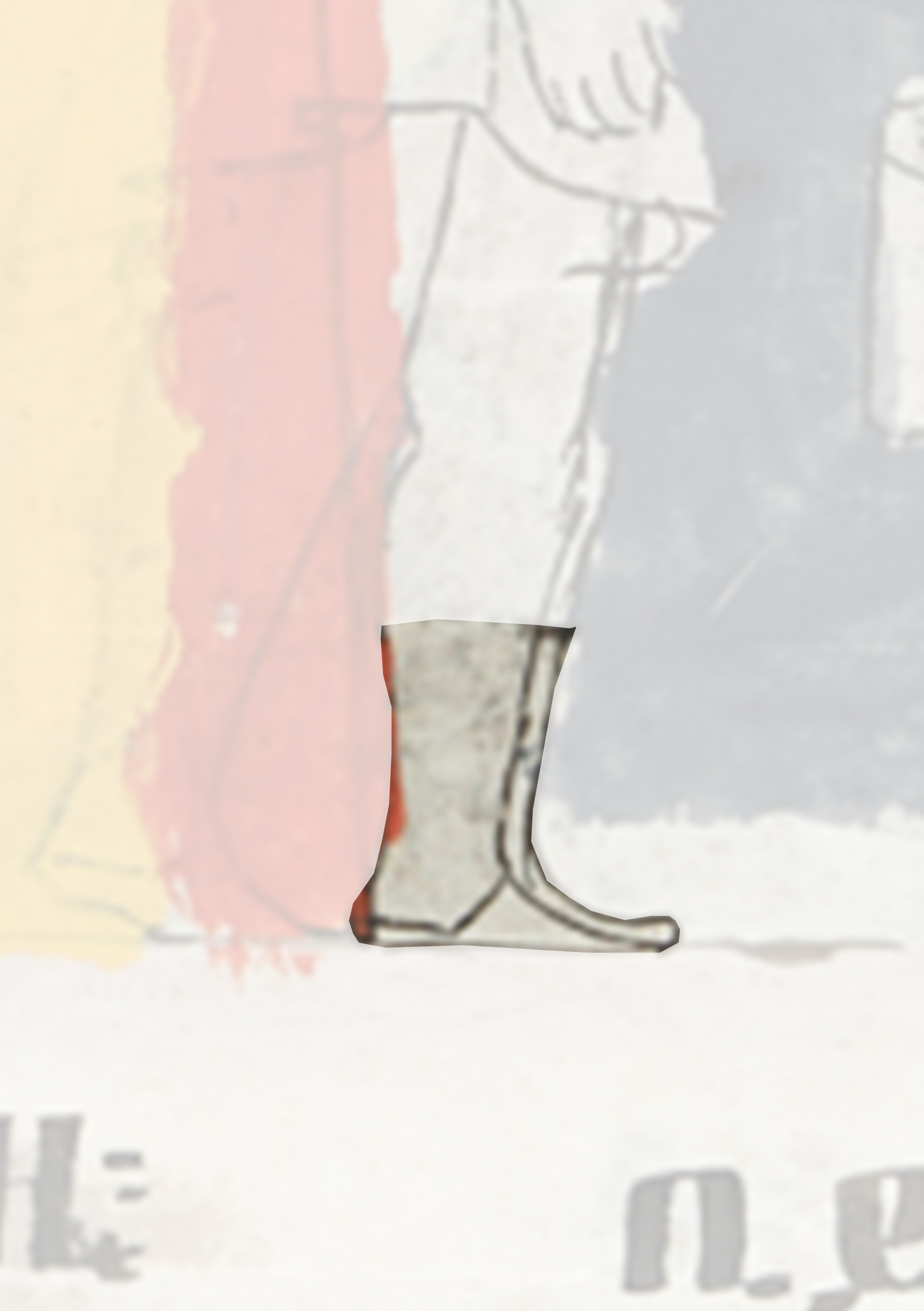 Pair Of Boots Is Sitting On A Wall