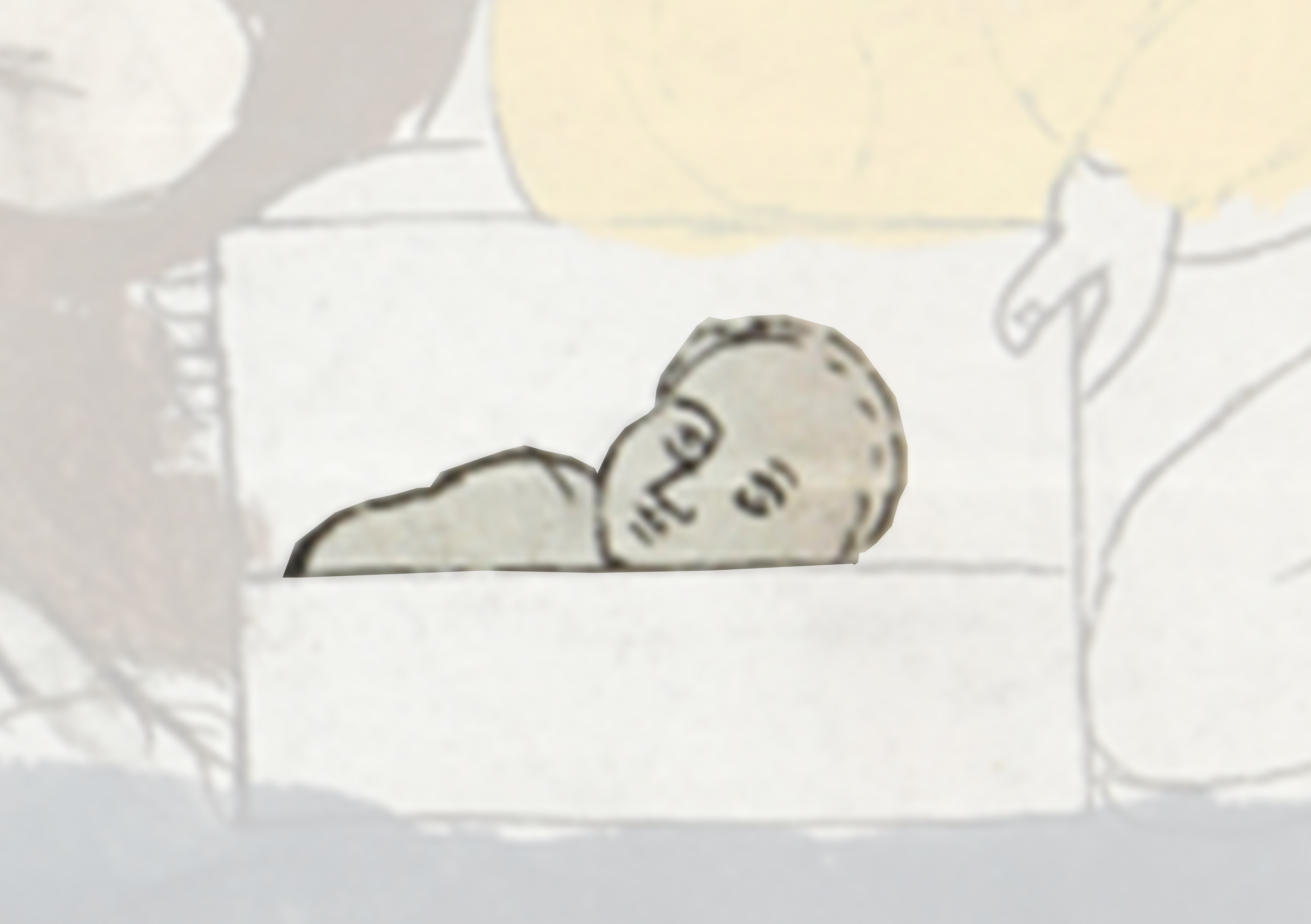 Drawing Of A Cat Laying On A Couch