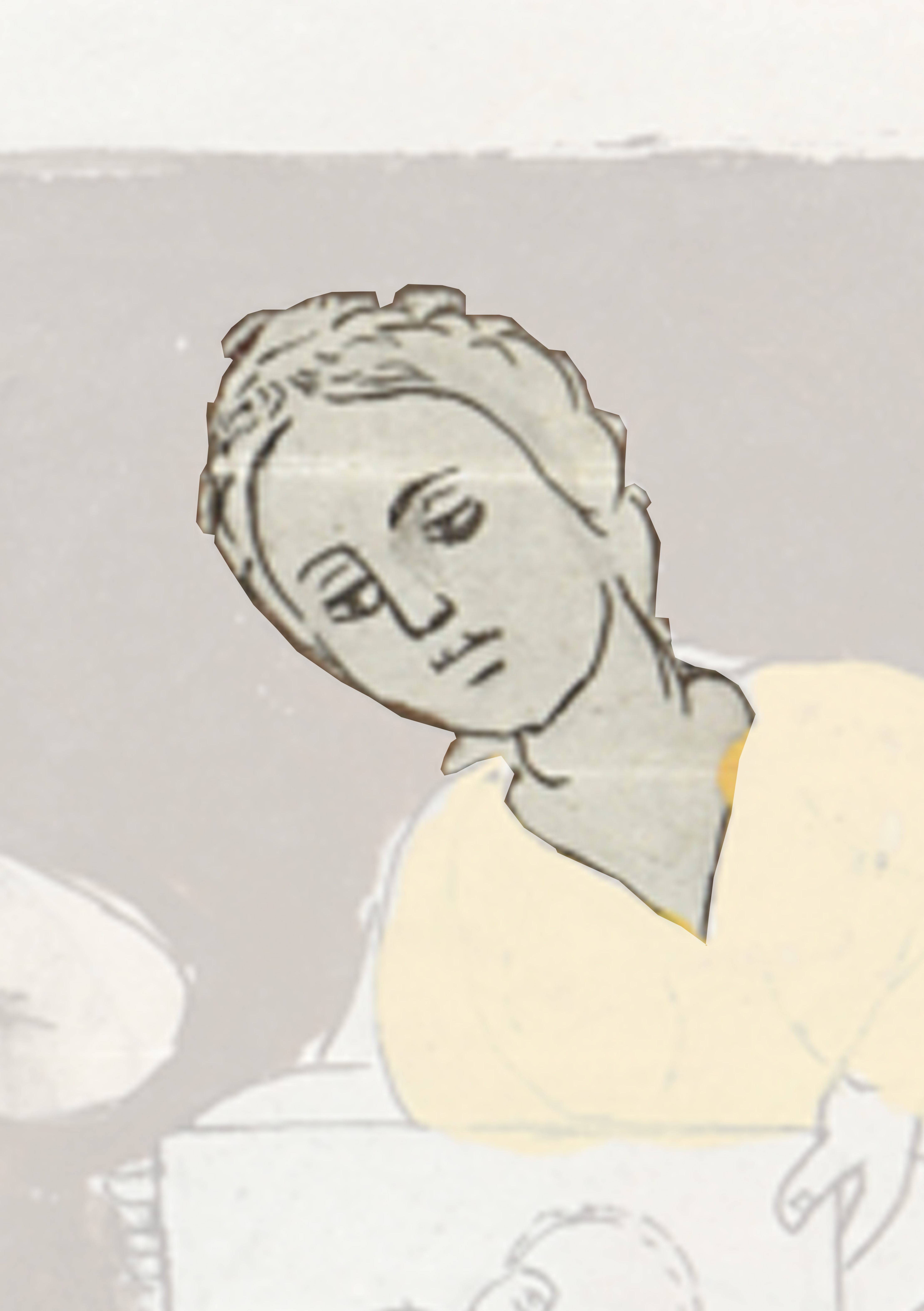 Drawing Of A Woman With A Hat
