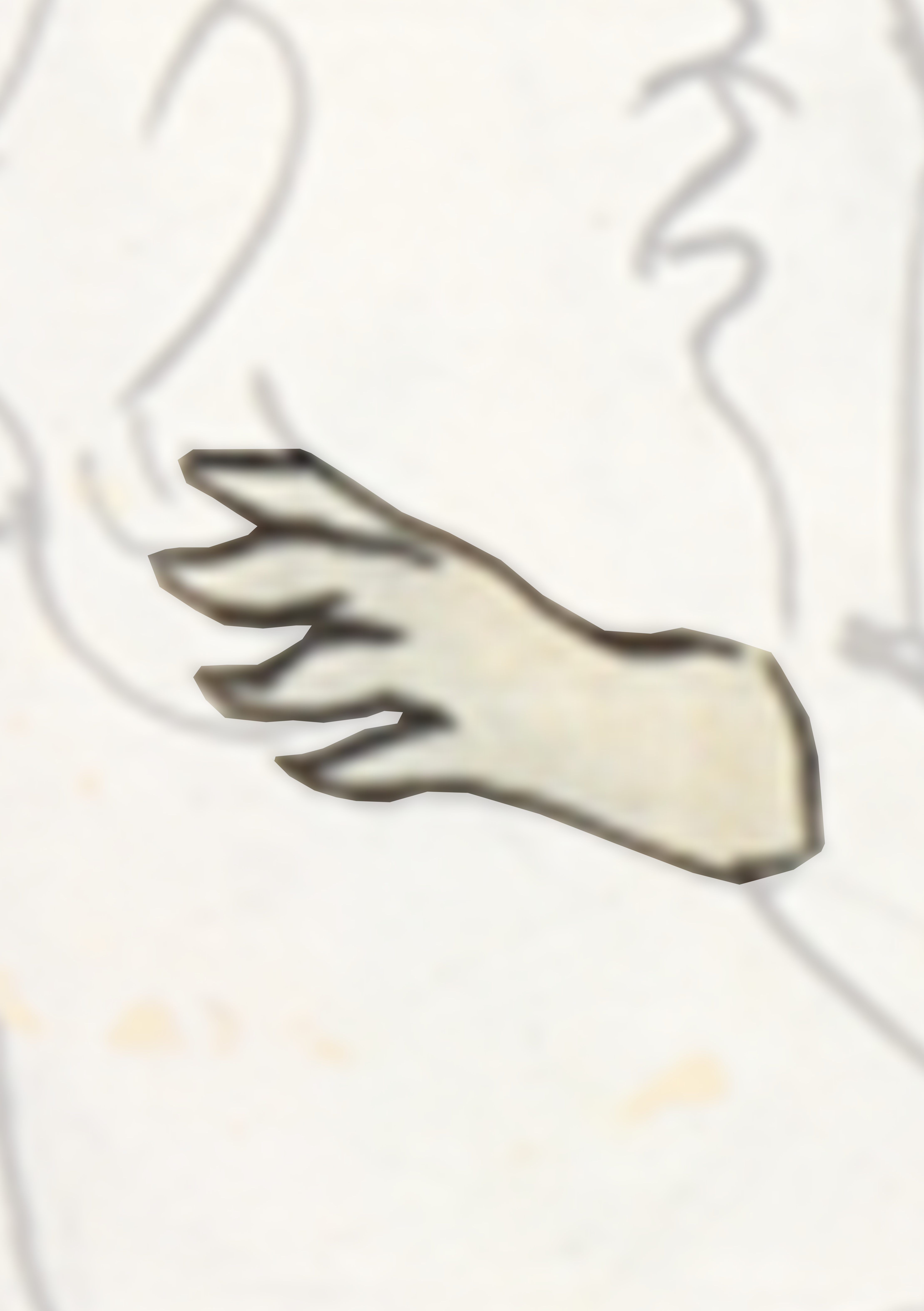 Hand Is Shown In The Middle Of The Image