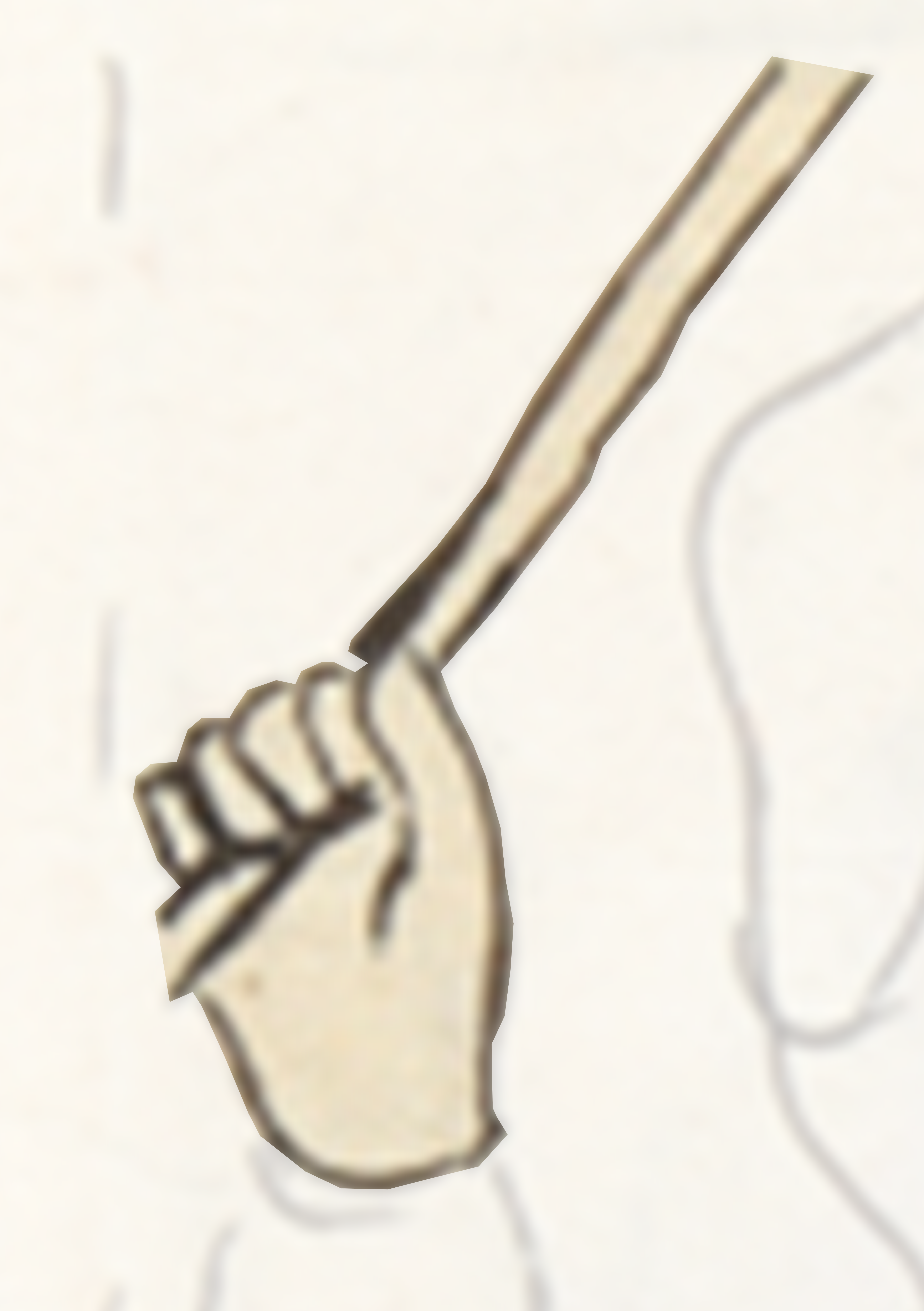 Drawing Of A Guitar With A Guitar Picker