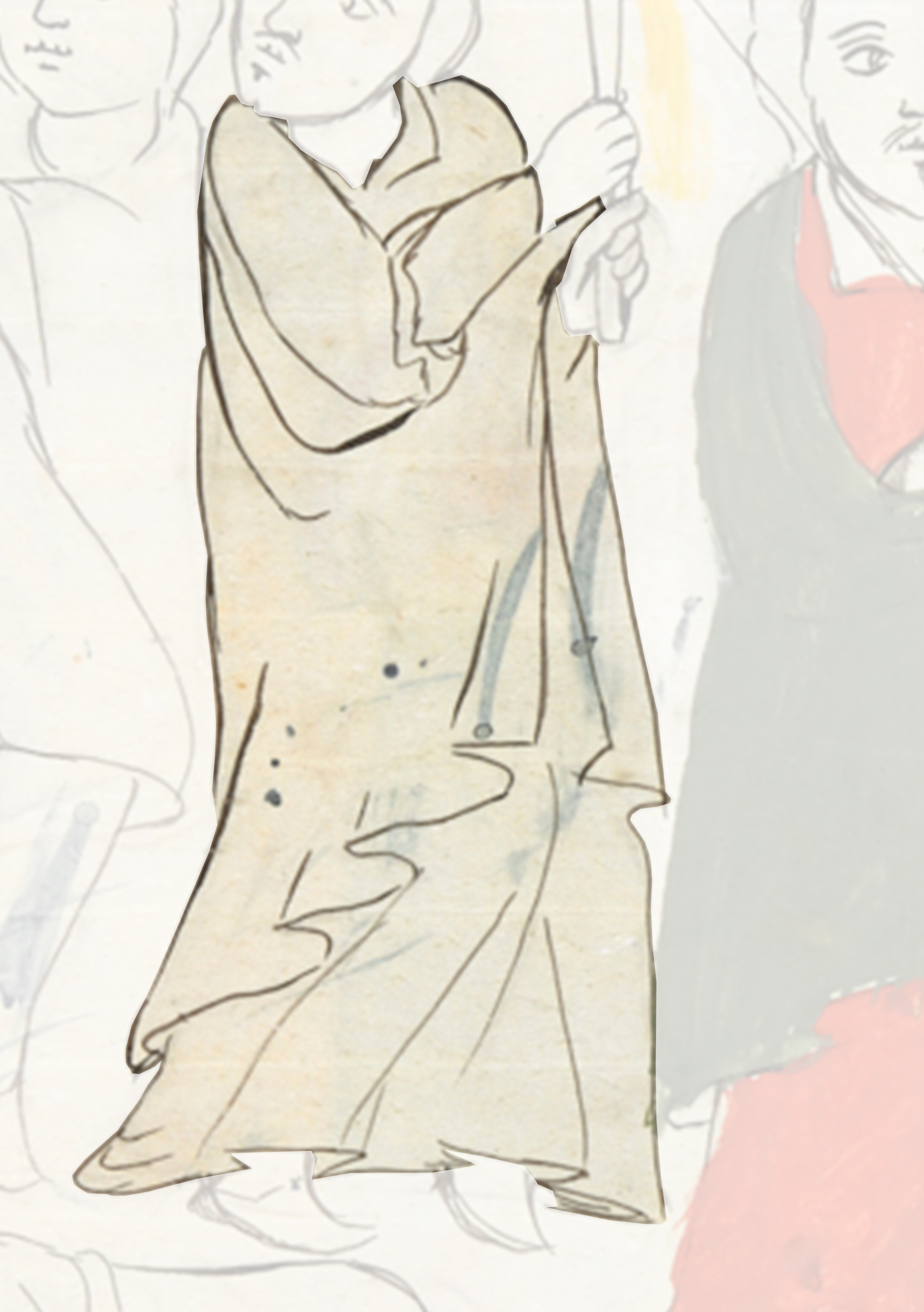 Drawing Of A Man In A Suit