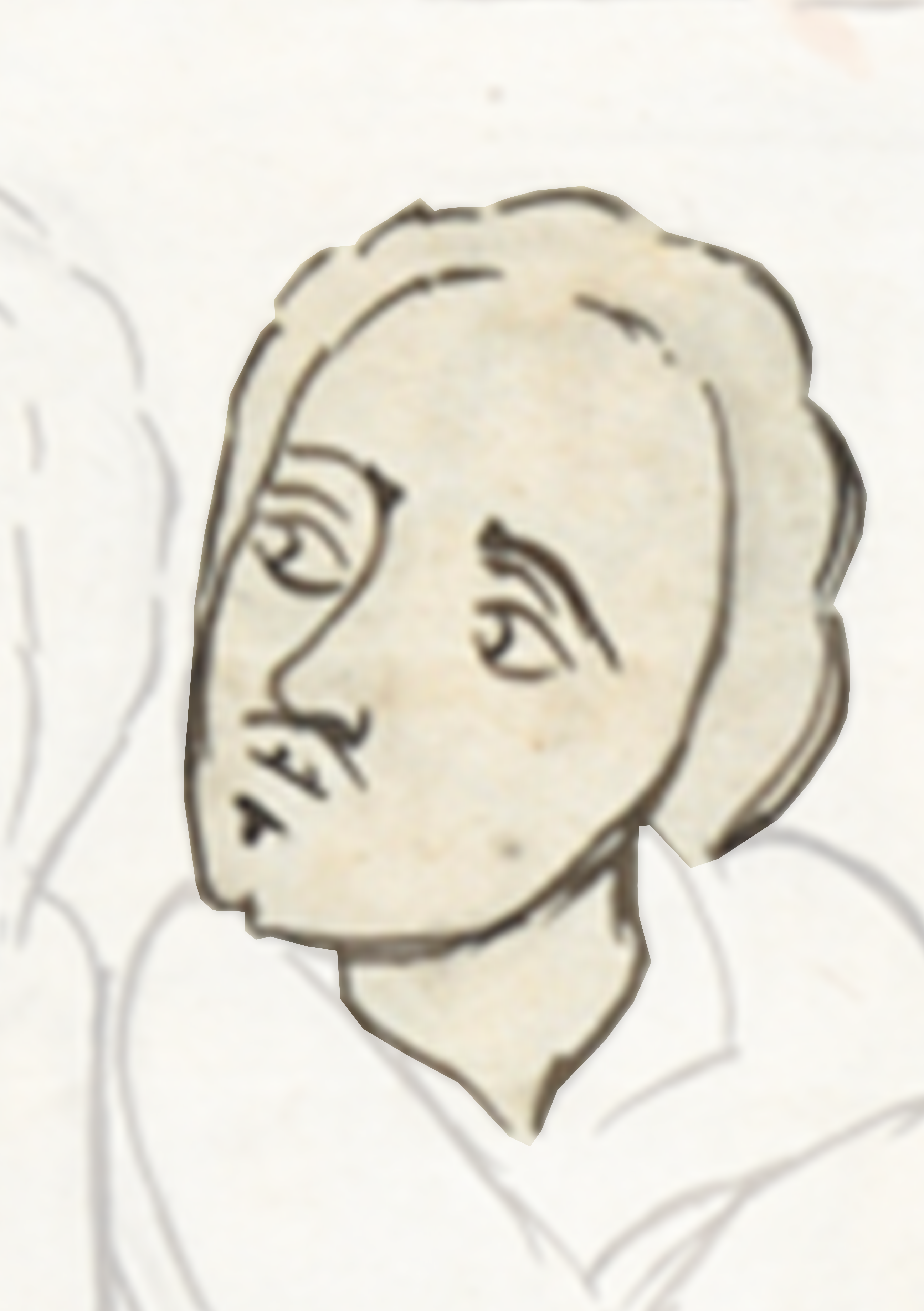 Drawing Of A Man With A Mustache