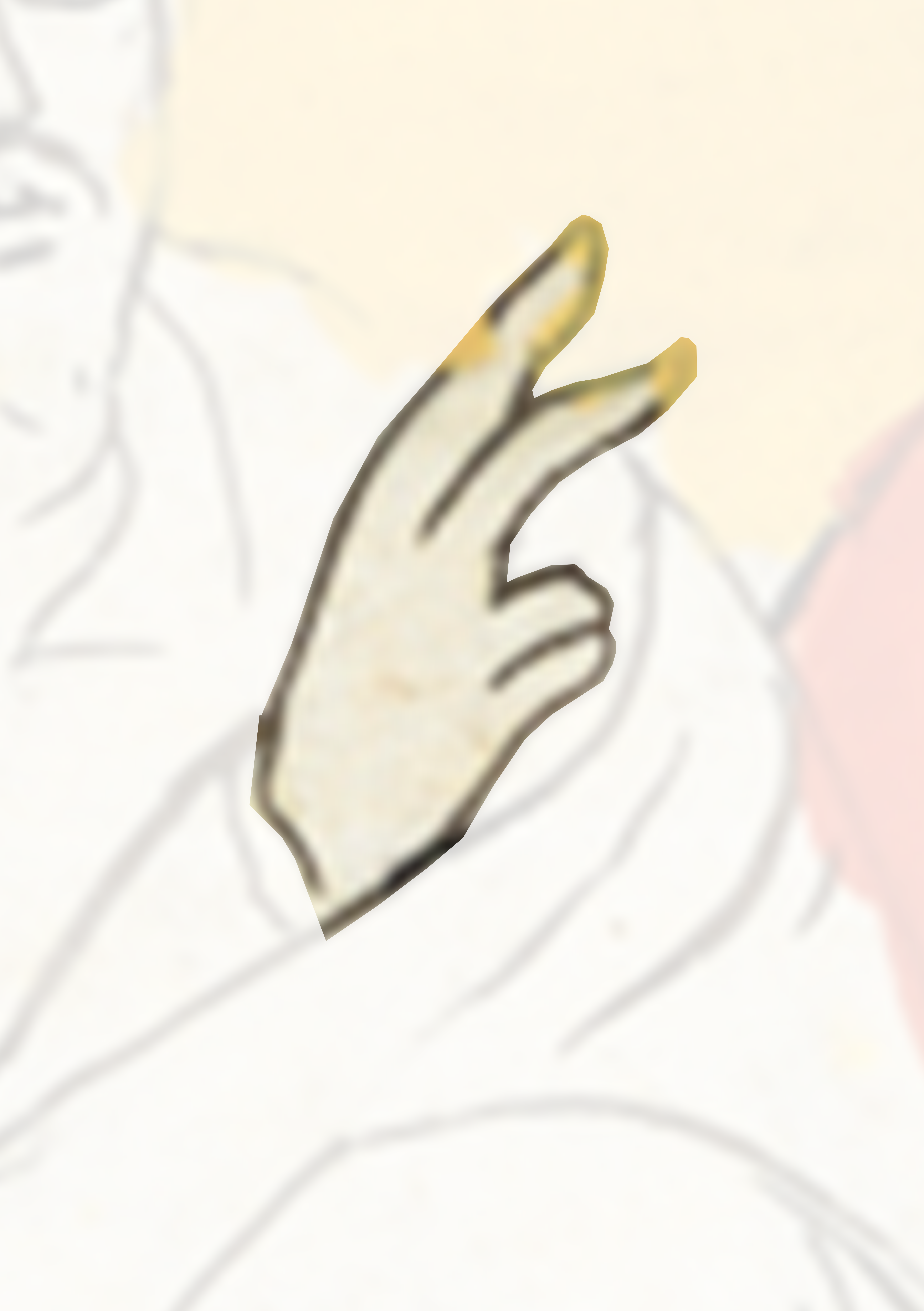 Drawing Of A Hand With A Finger On It