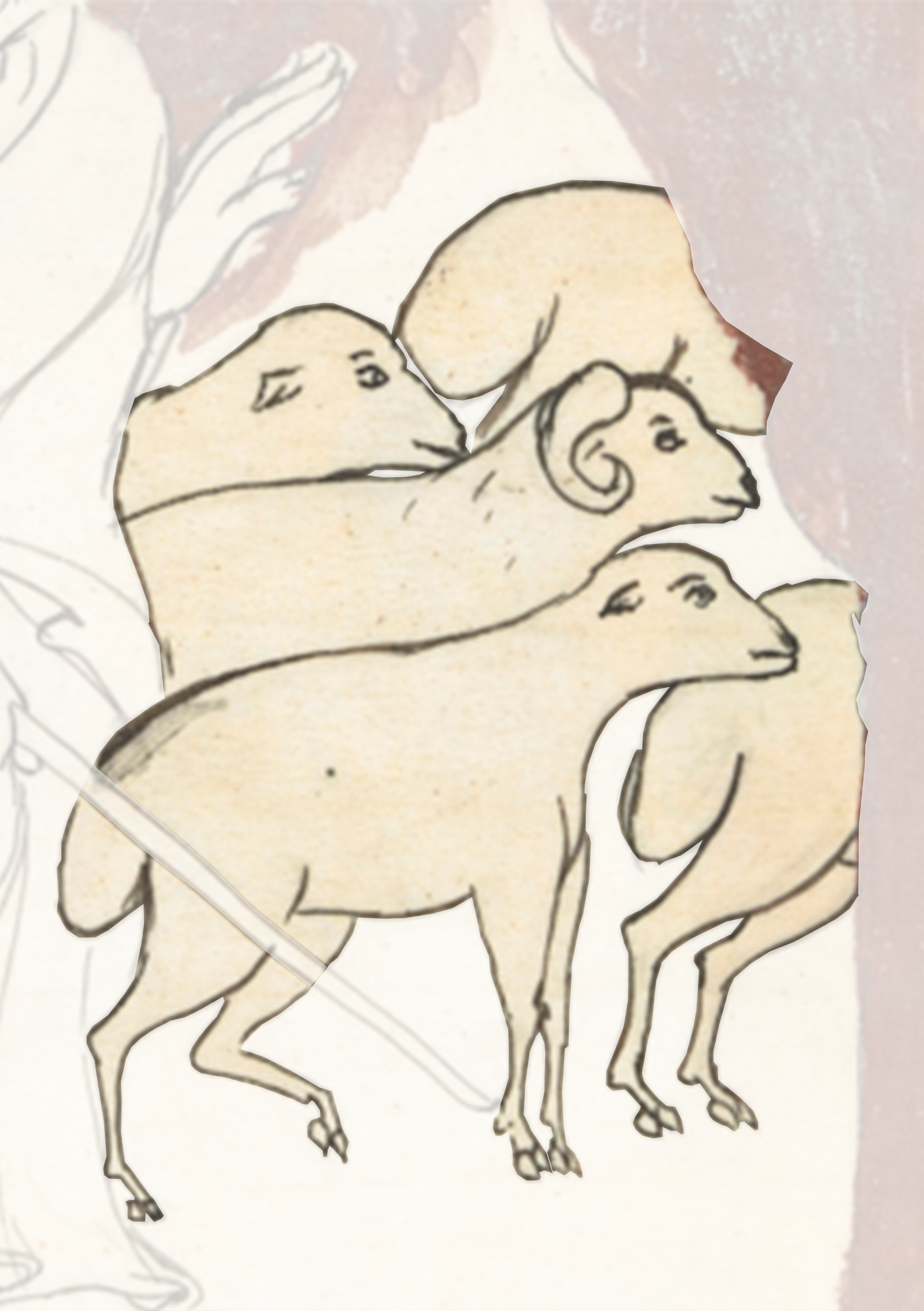 Drawing Of A Dog And A Cat