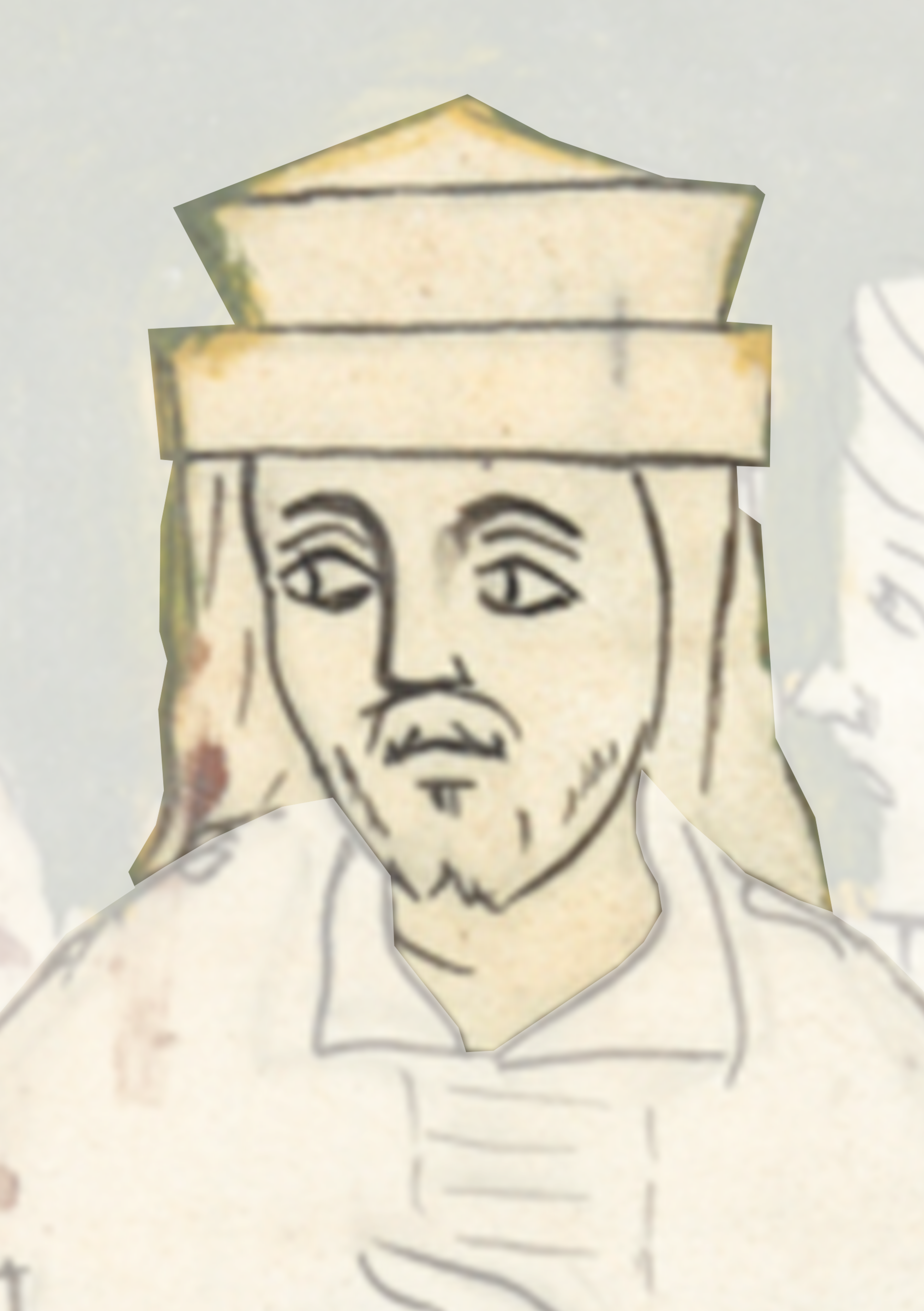Drawing Of A Man With A Hat On