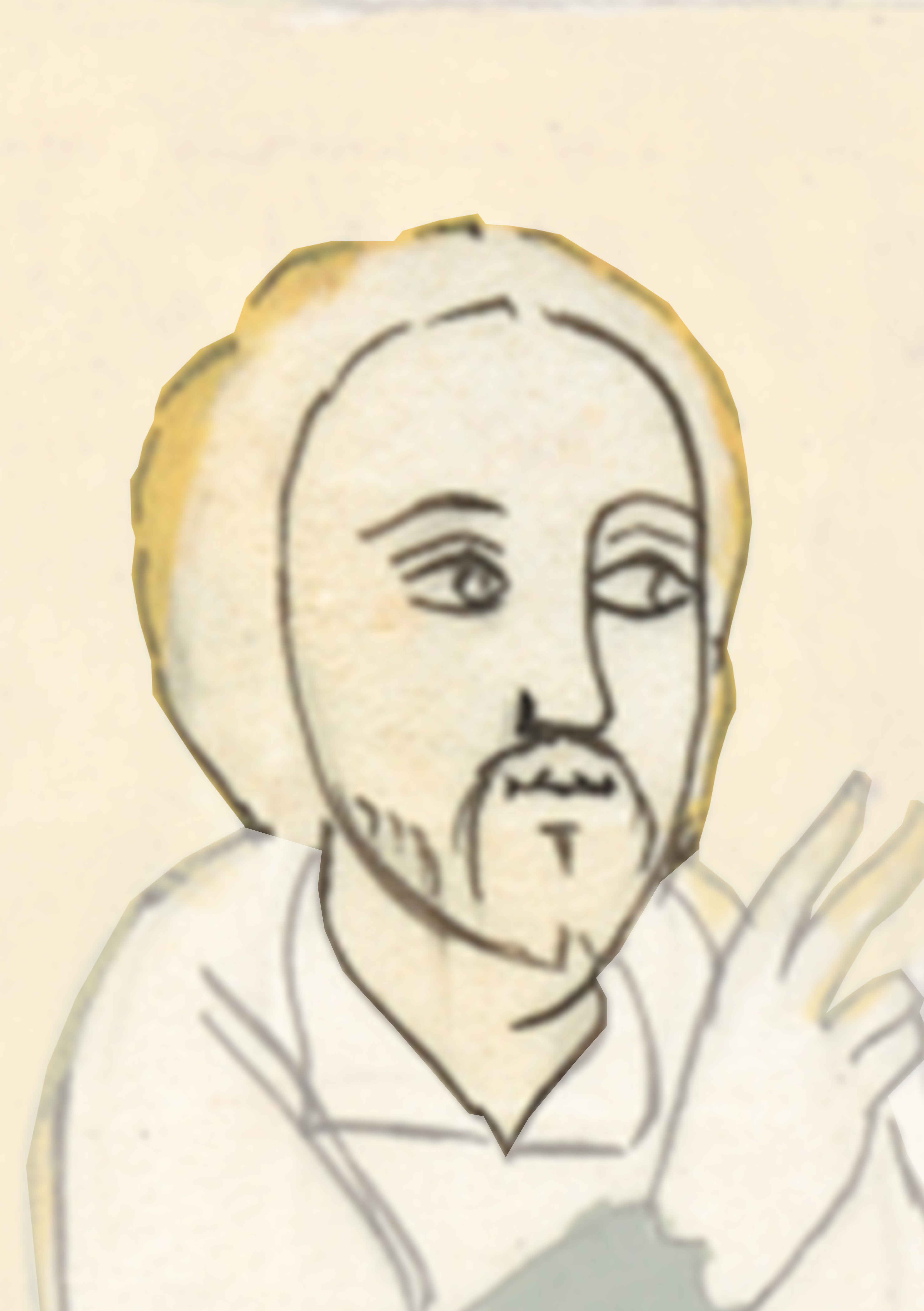Drawing Of A Man With A Mustache