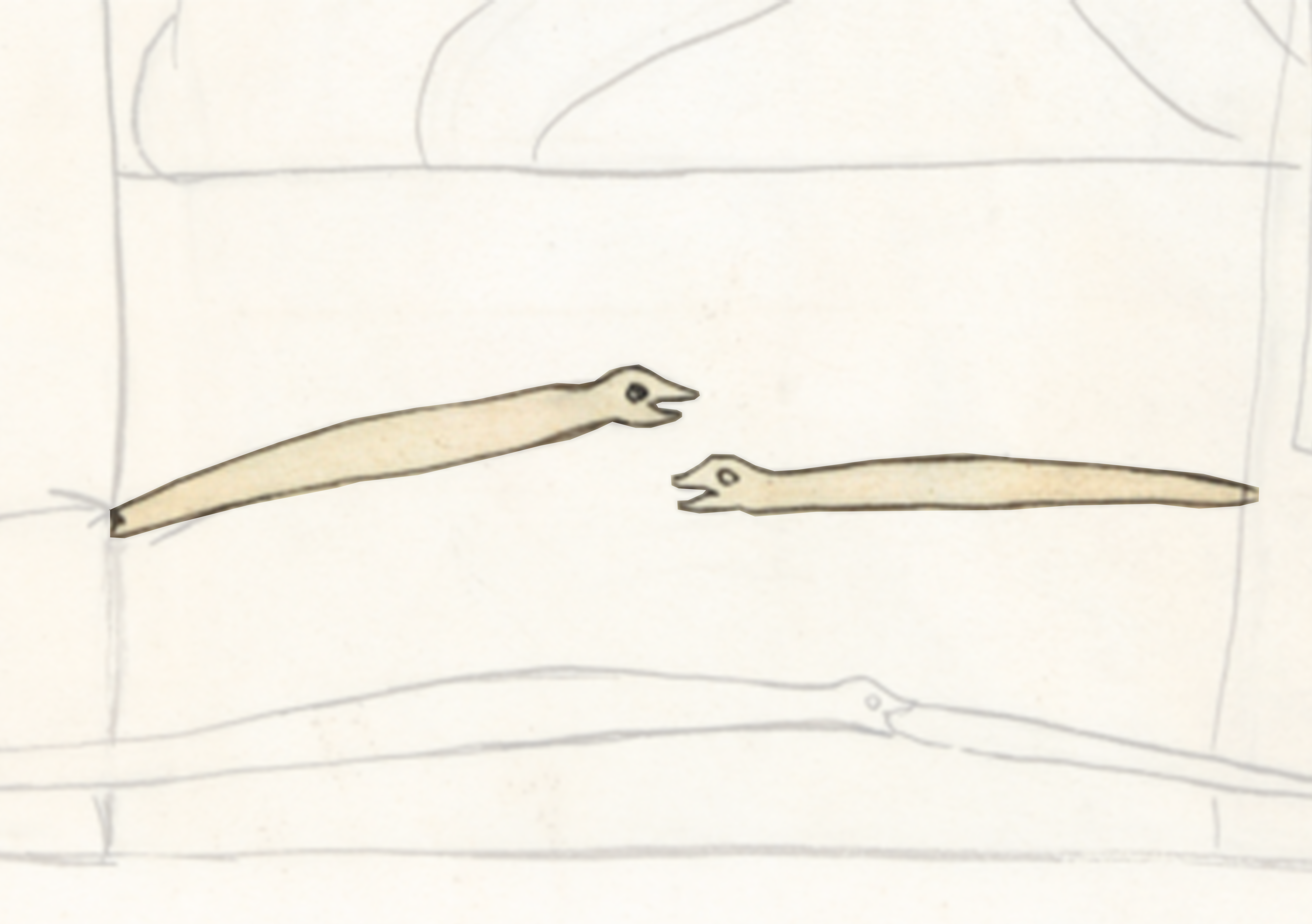 Drawing Of A Bird Flying Over A Person