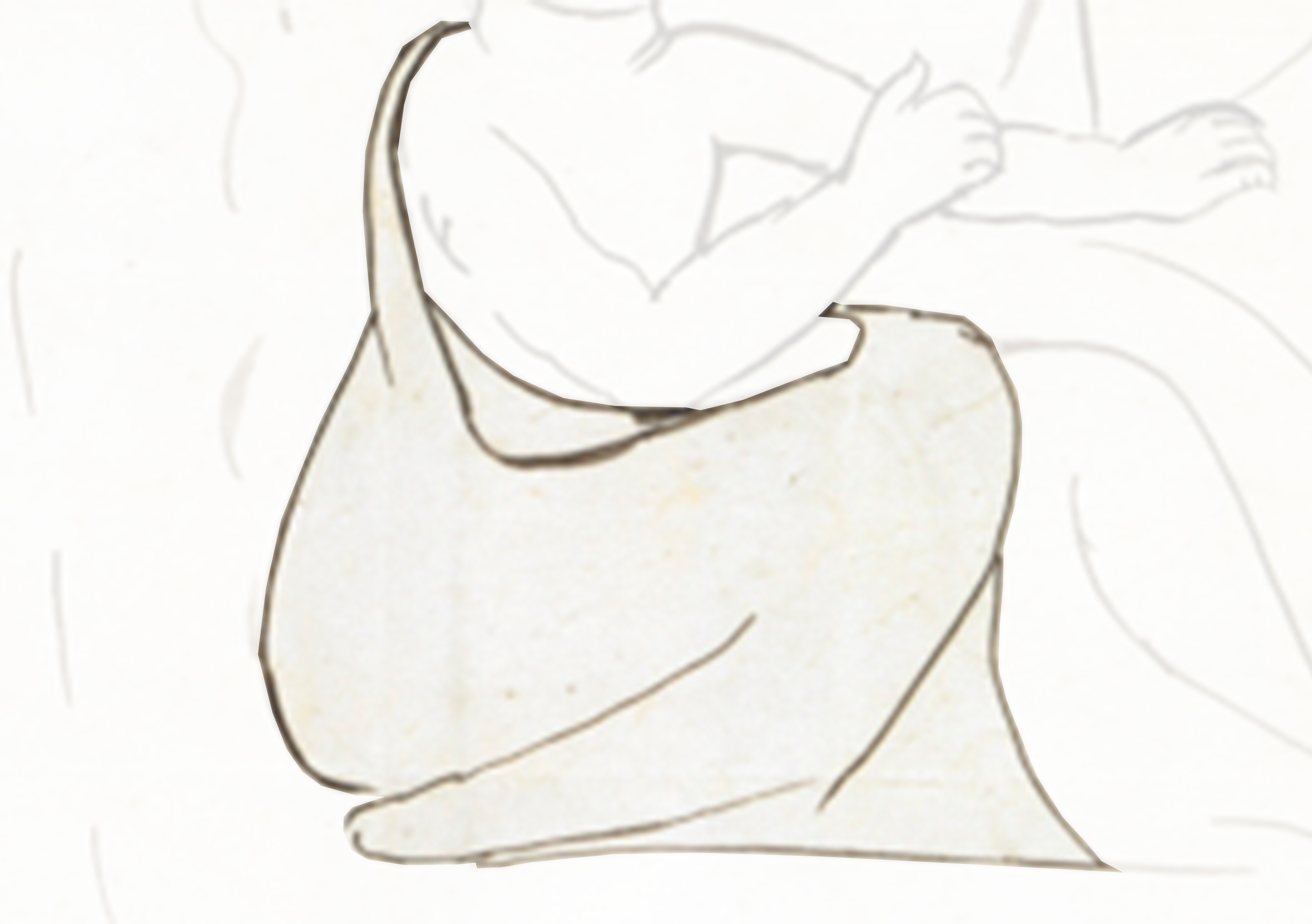 Drawing Of A Woman With A Hat