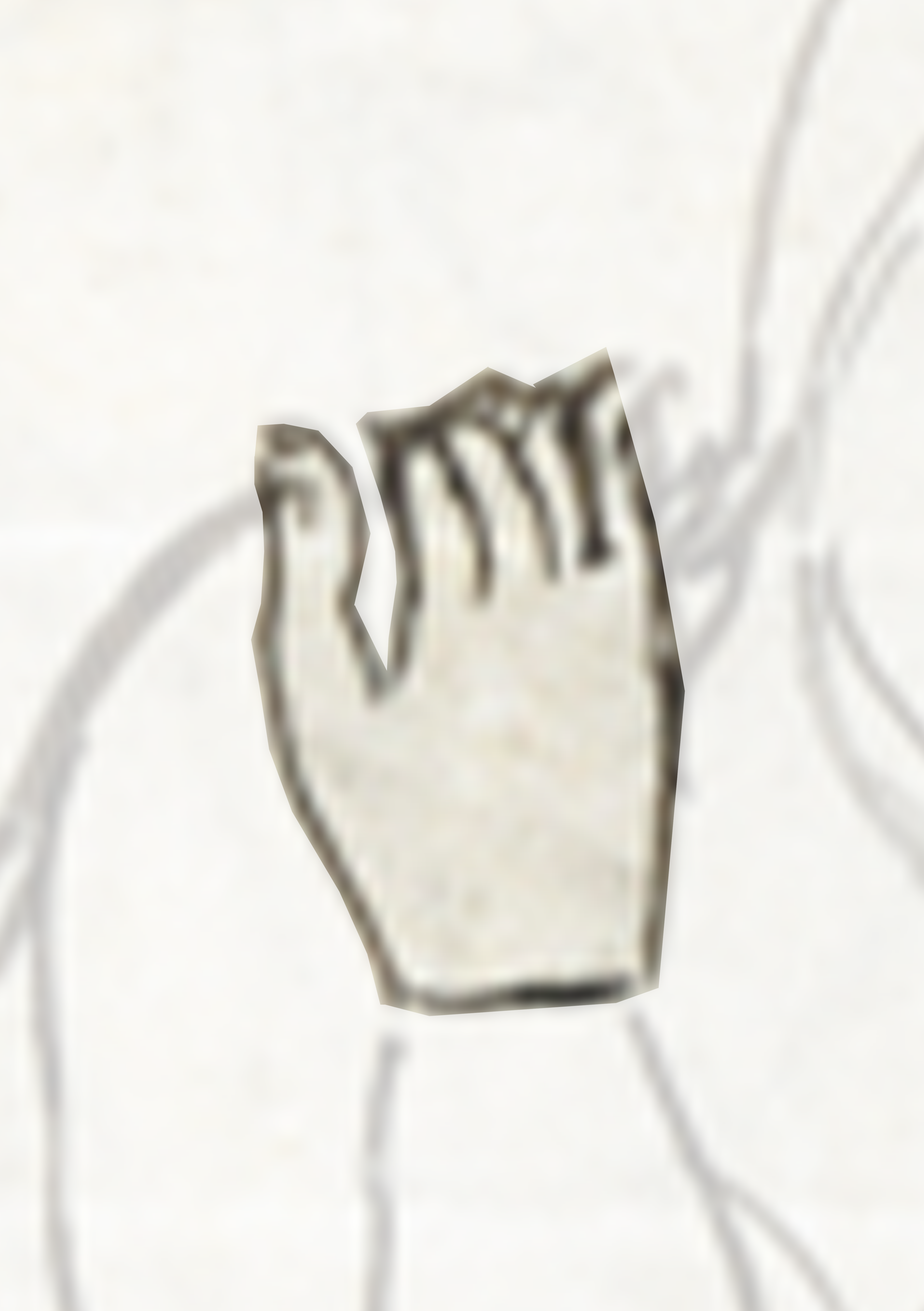 Drawing Of A Hand With A Finger On It