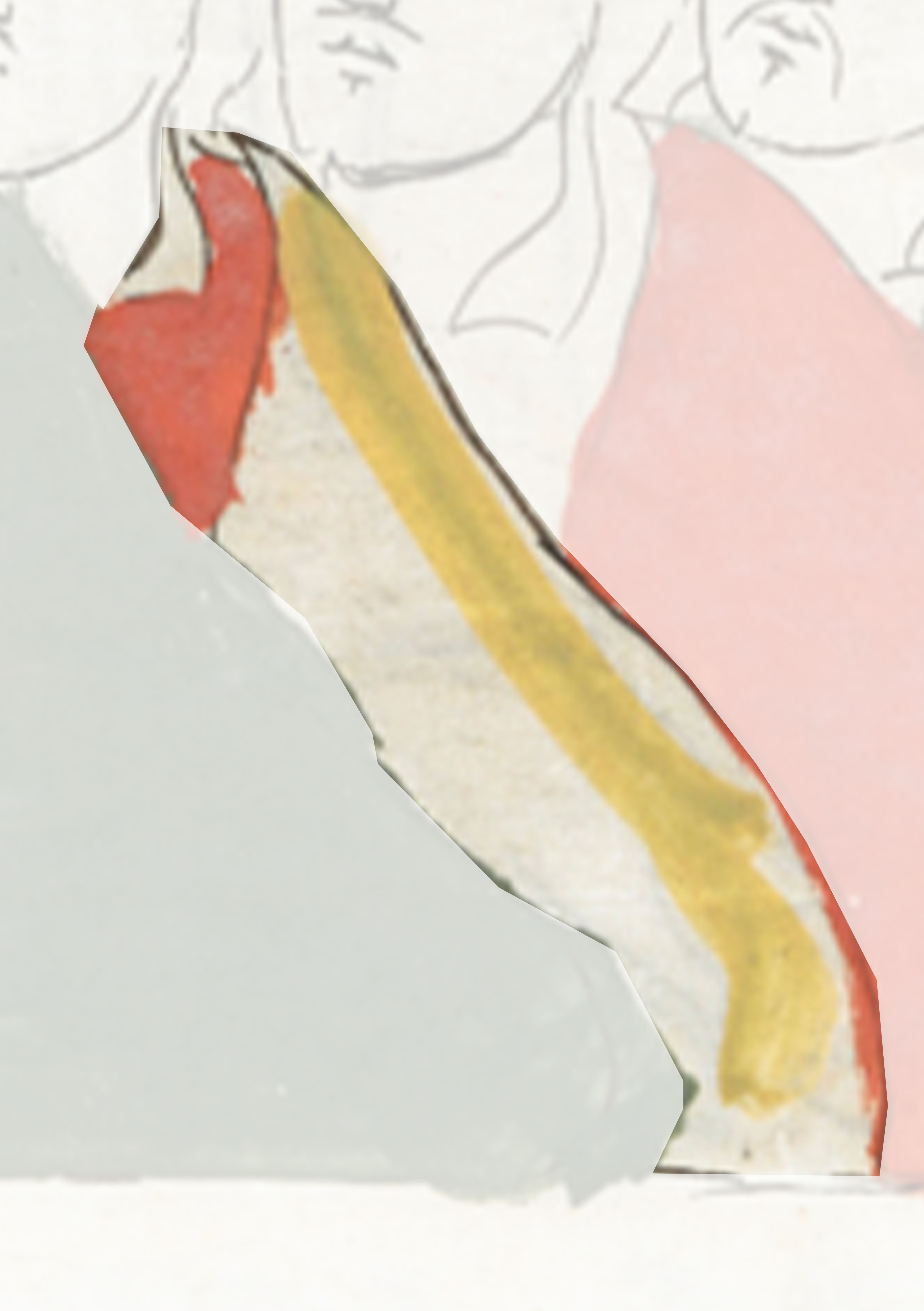 Piece Of Paper With A Drawing Of A Woman