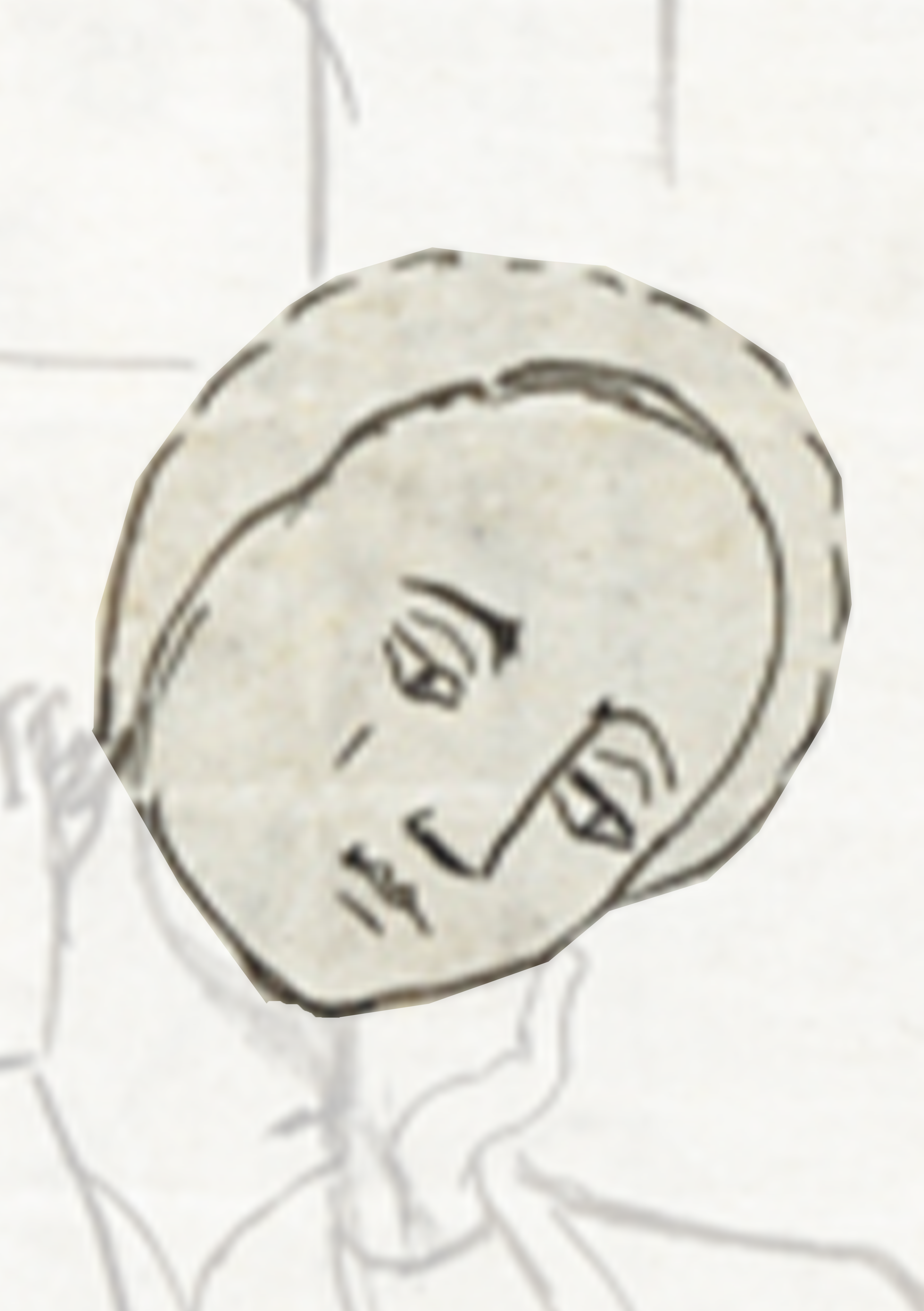 Drawing Of A Man With A Beard